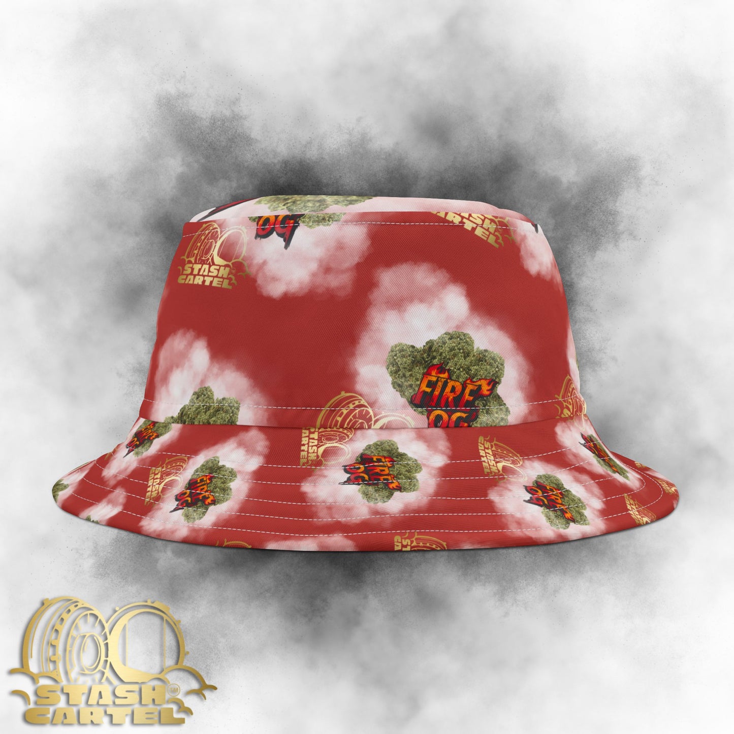 Fire OG Bucket Hat – Legendary Gas with Burn-Through Style