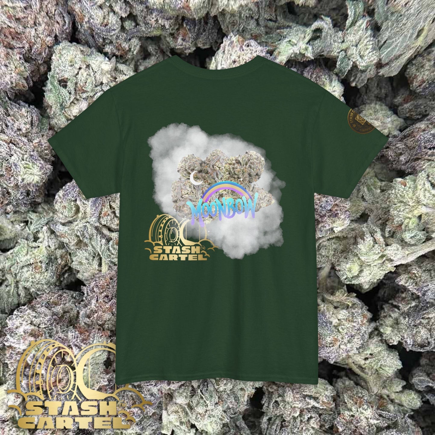 Moonbow Tee – Rainbow Resin Loudwear Unisex Cotton Tee