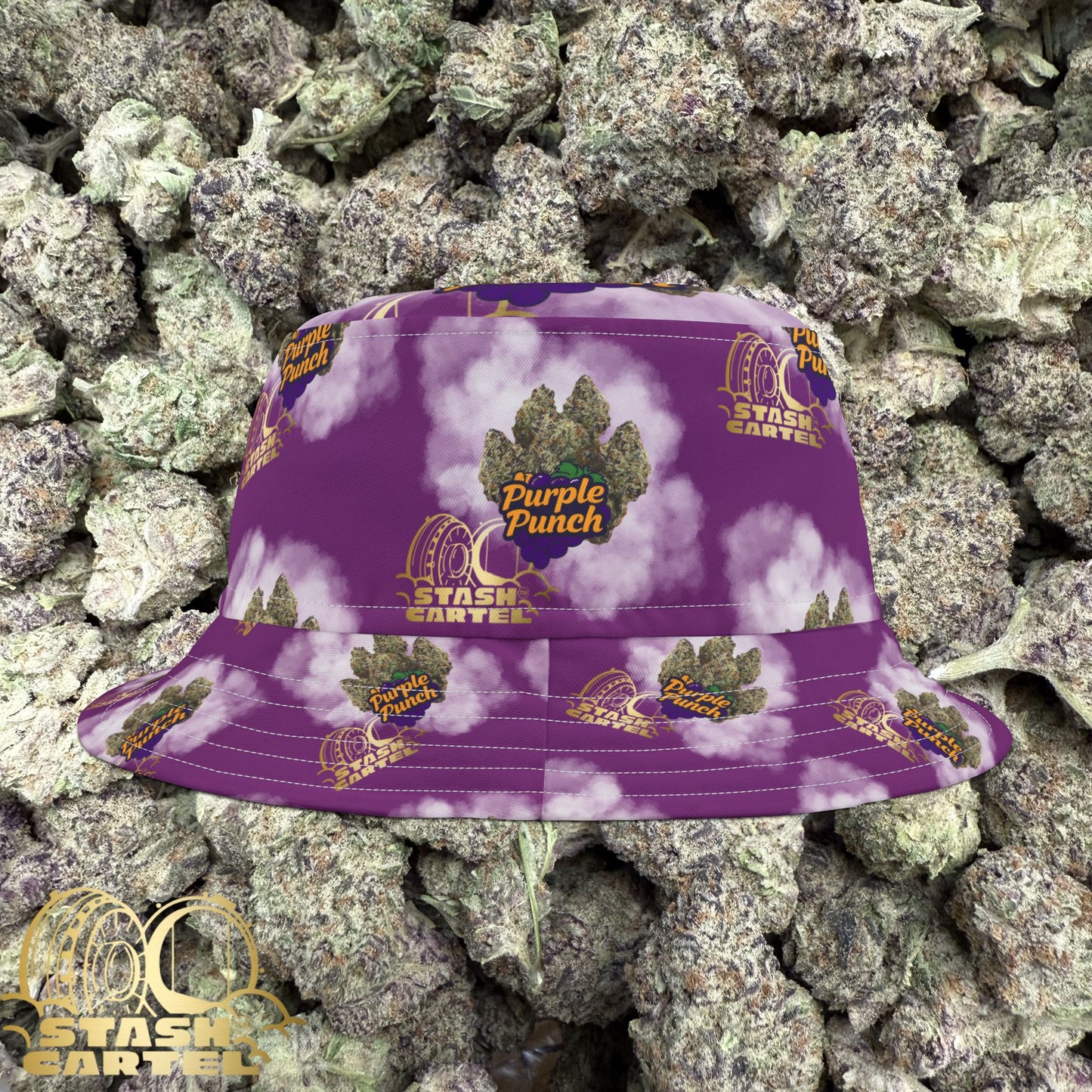 Purple Punch Bucket Hat – Fruity Knockout with Cozy Drip