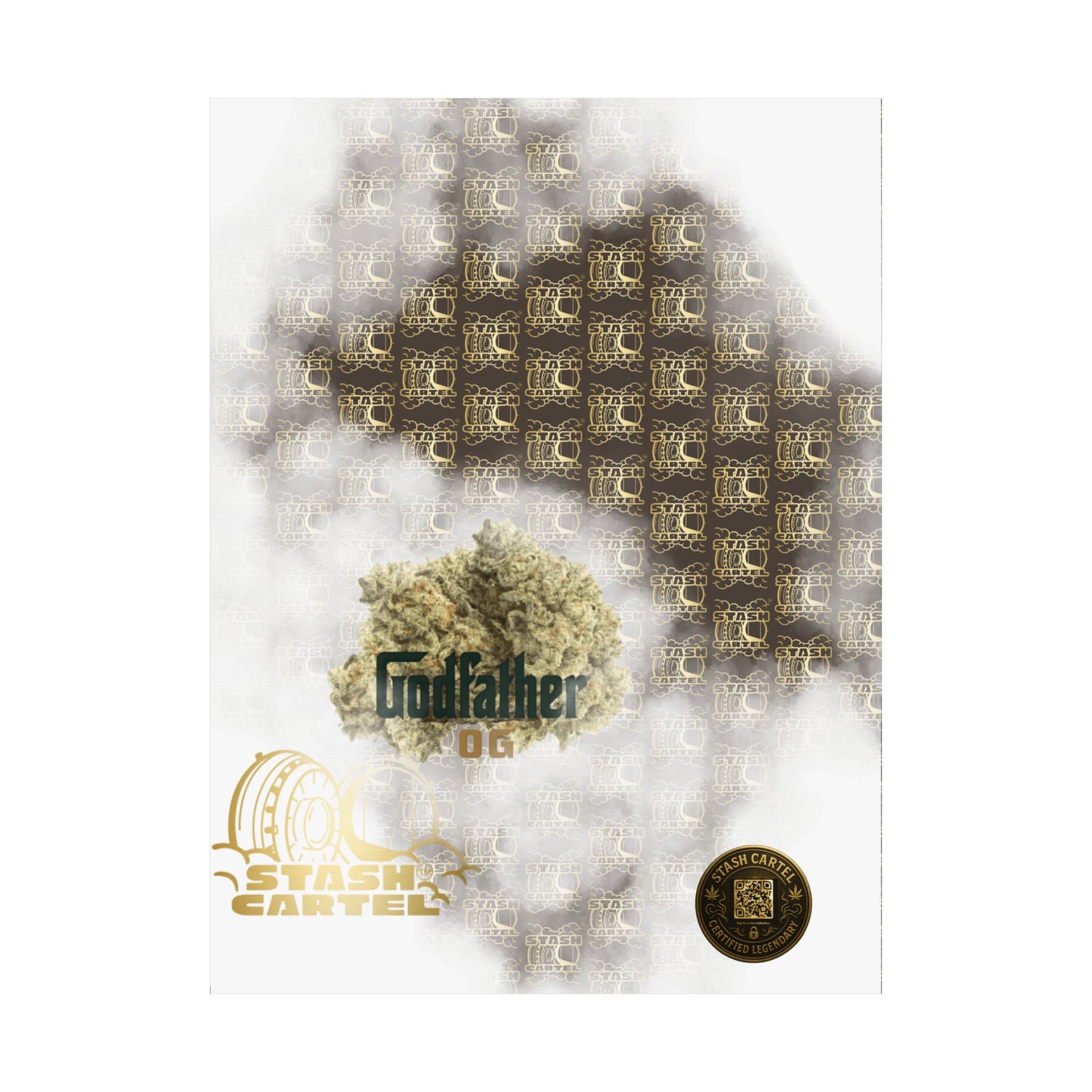🕴️💨 "Godfather OG" Indica Poster – The Don of Heavy OGs