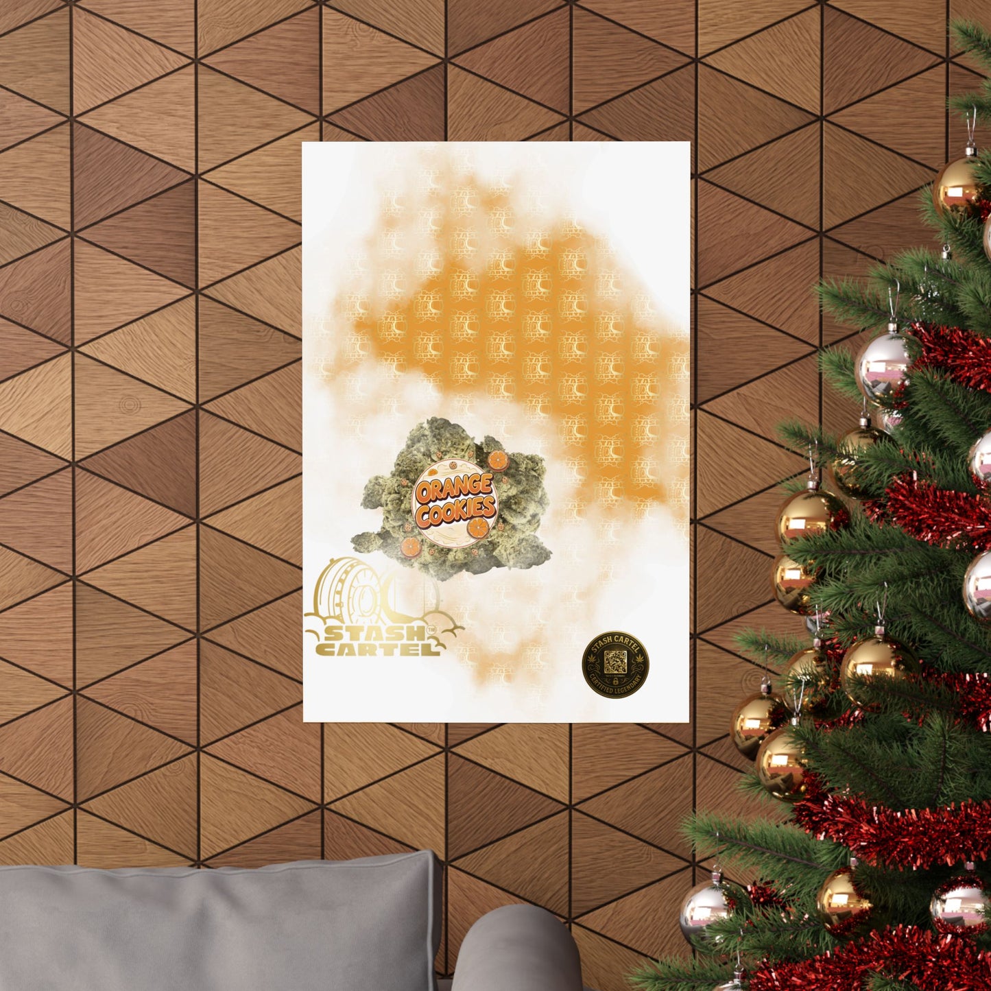🍊🍪 Orange Cookies Poster – Zesty Cookie Gas Hybrid Poster with Citrus Burst