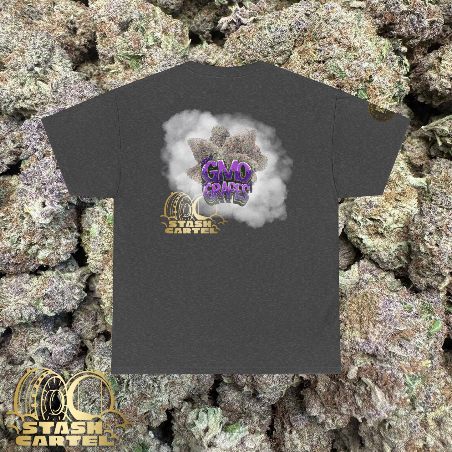 GMO Grapes Tee – Heavy Funk, Purple Drip, Legendary Loud Unisex Graphic Tee