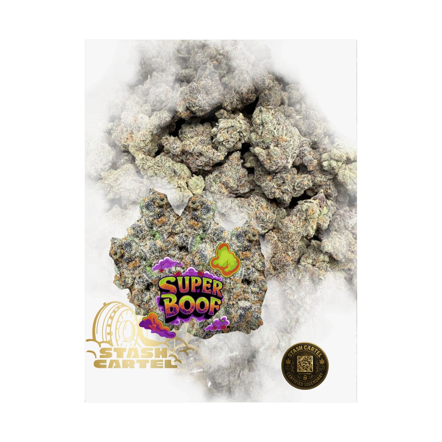 📦🔥 Super Boof Poster – Loud Hybrid Poster with Zesty Gas & Heavy Terps