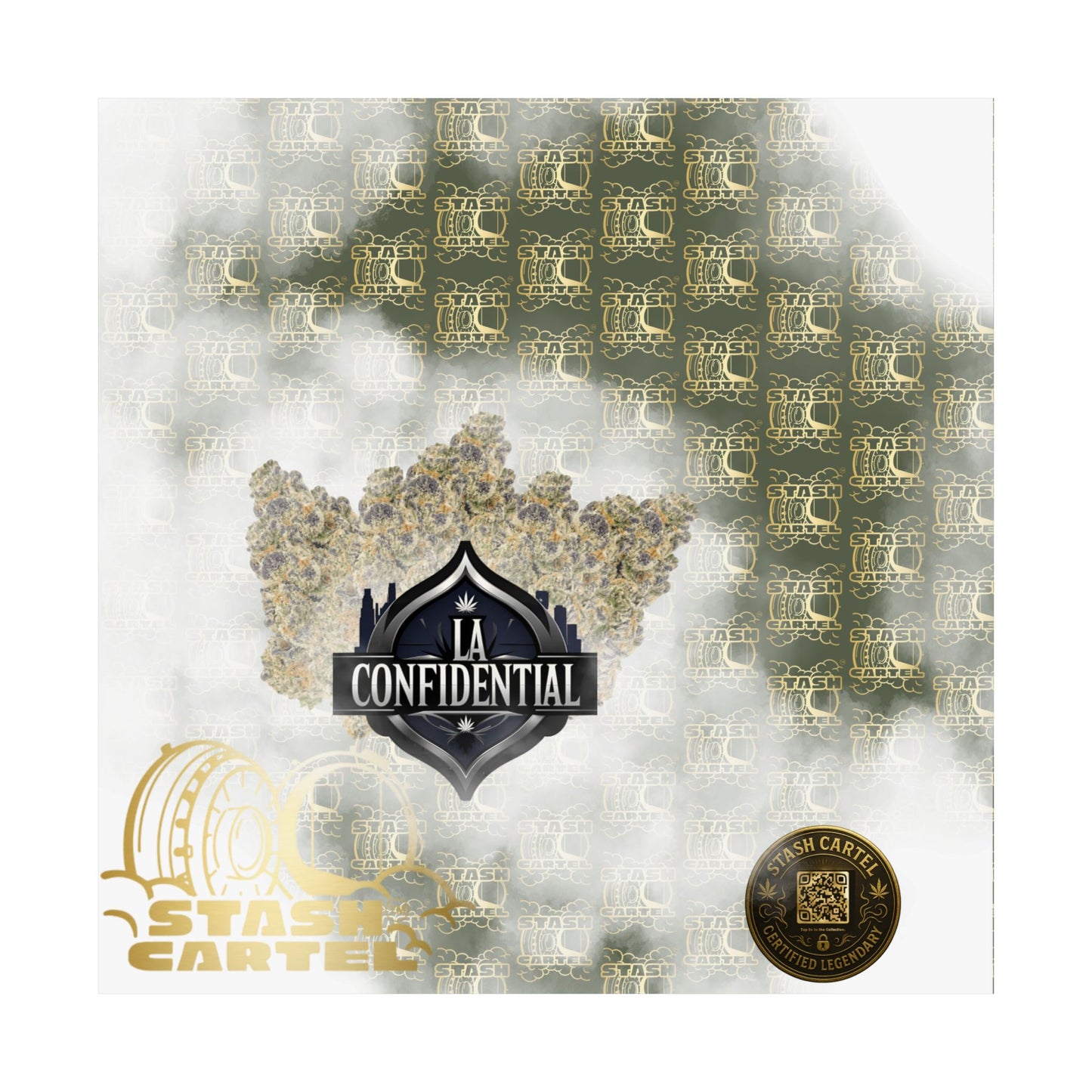 🌲 "LA Confidential" Old-School Kush Indica Poster