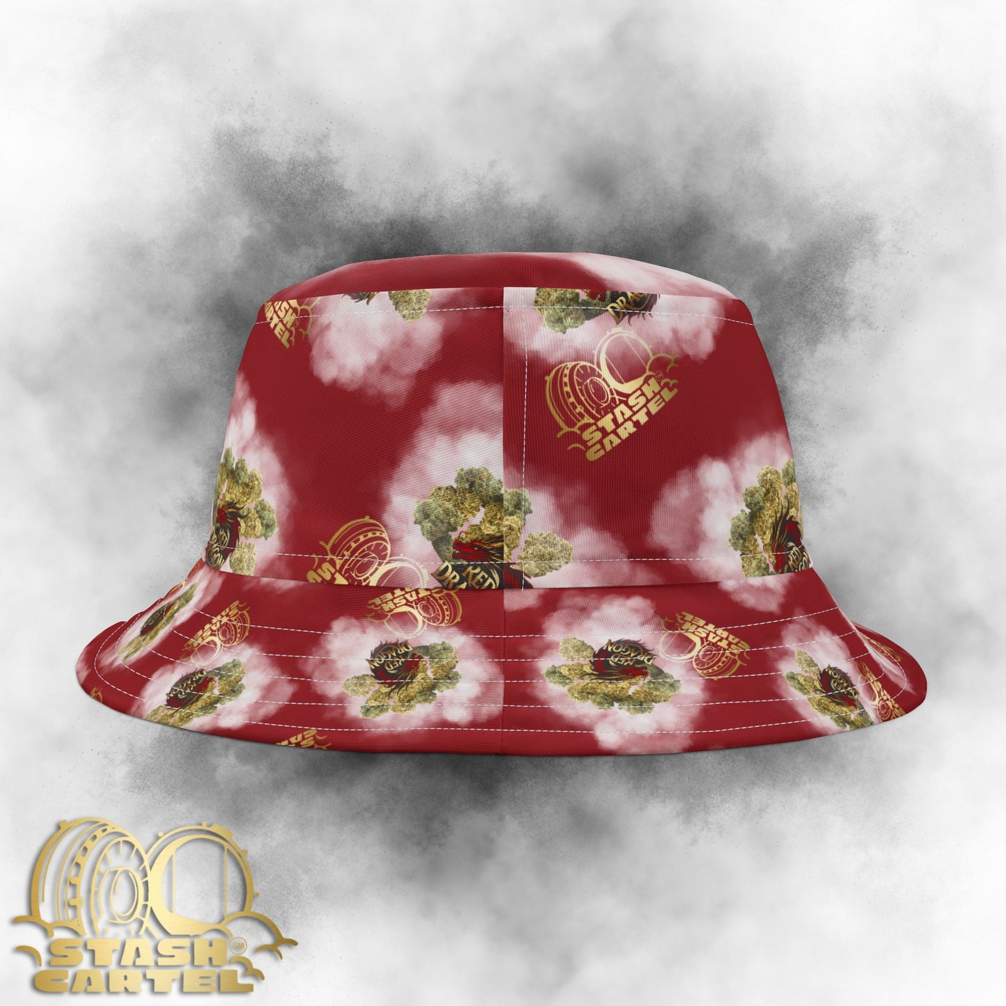 Red Dragon Bucket Hat – Exotic Fire with Mythic Energy
