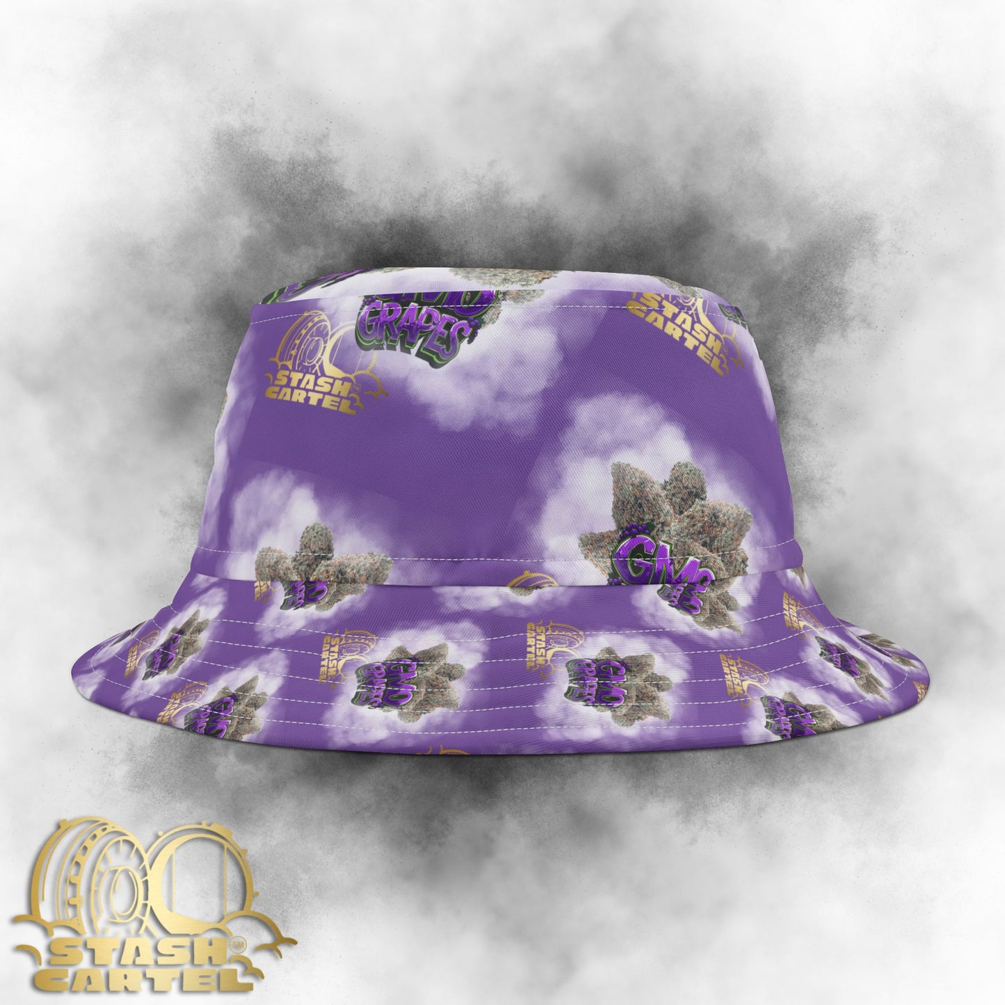 GMO Grapes Bucket Hat – Grape Gas Inspired Streetwear with Bold Flavor