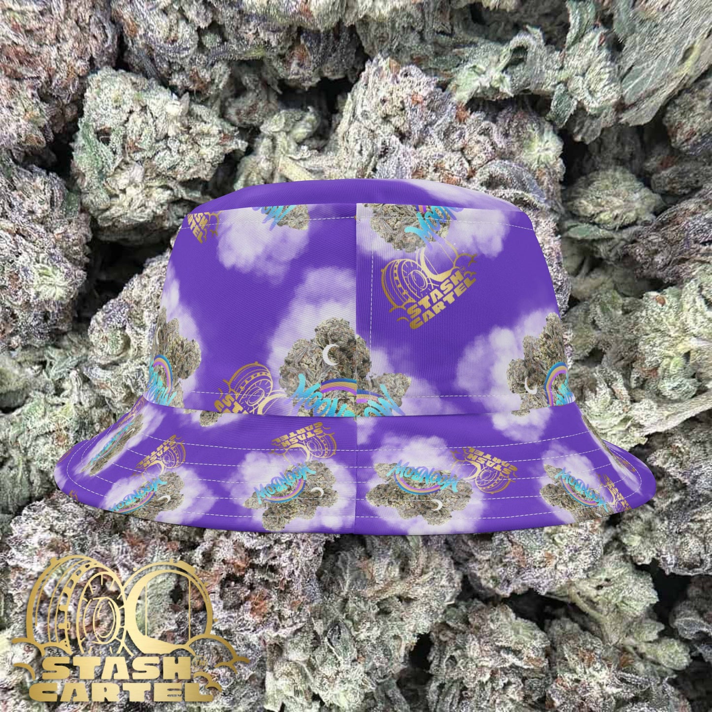 🌙 Moonbow Bucket Hat – Cosmic Color, Cult Cool