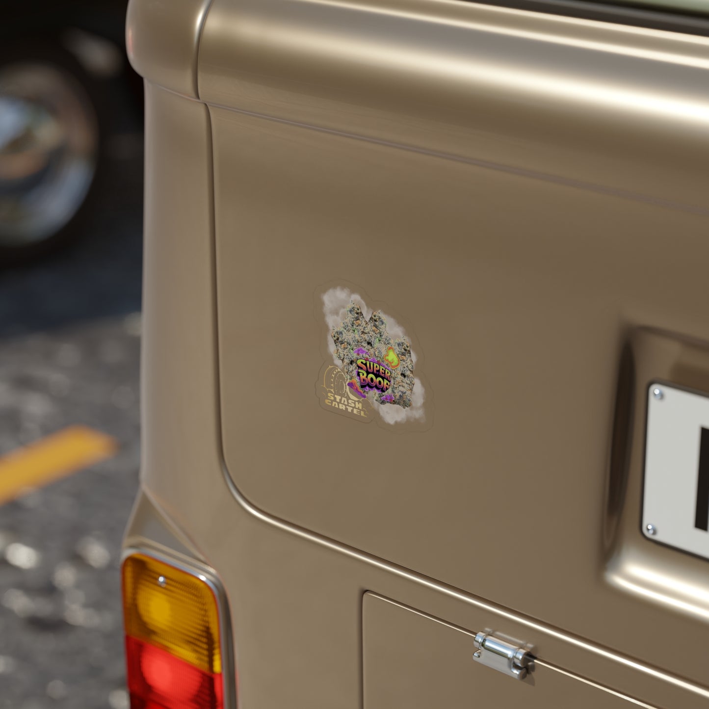 Super Boof Transparent Outdoor Sticker – Cannabis Culture Merch