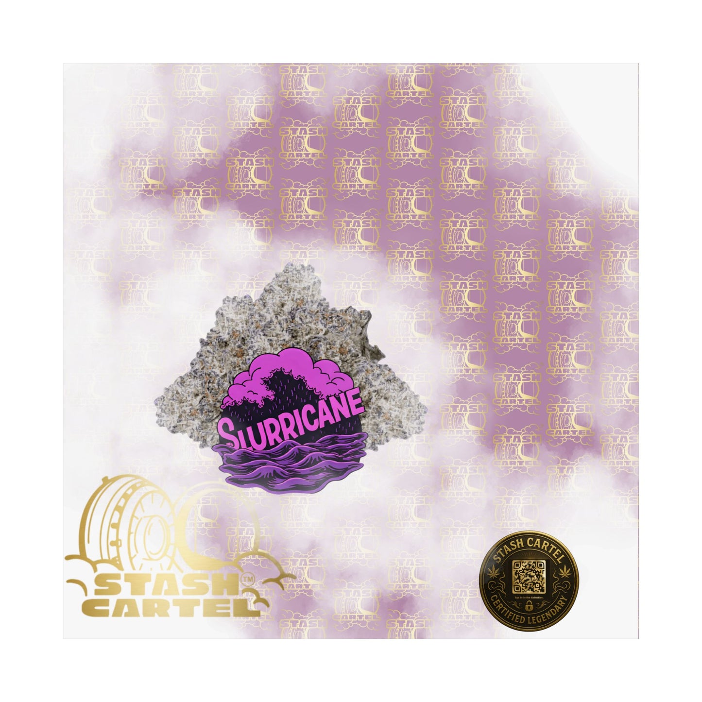 🌪️💜 Slurricane Poster – Indica Power Poster with Creamy Grape Terps