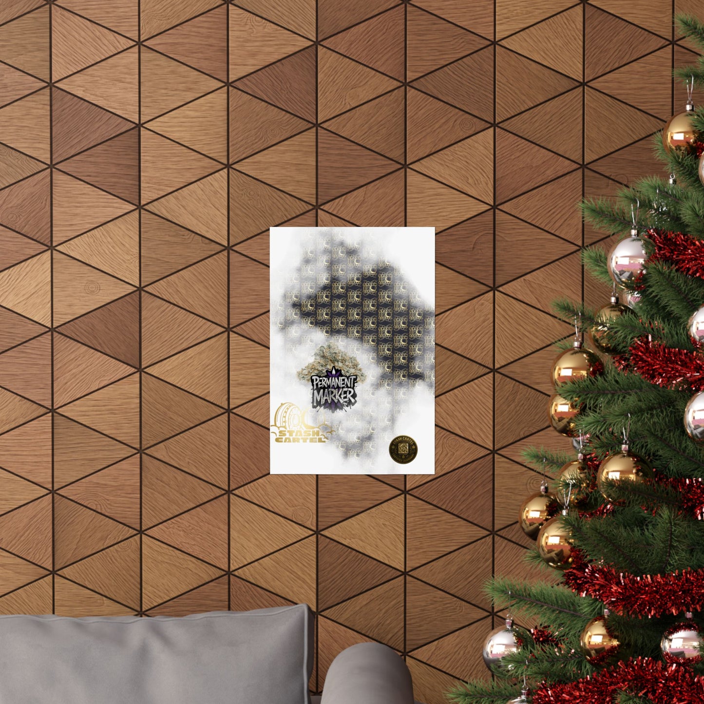 🖊️💥 Permanent Marker Poster – Loud Hybrid Wall Print with Candy Gas & Funk