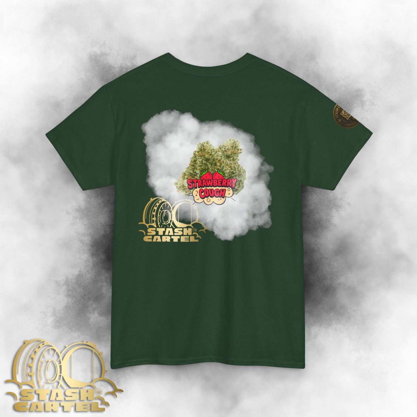 Strawberry Cough Tee – Sweet Smoke Euphoria Unisex Heavy Cotton Tee