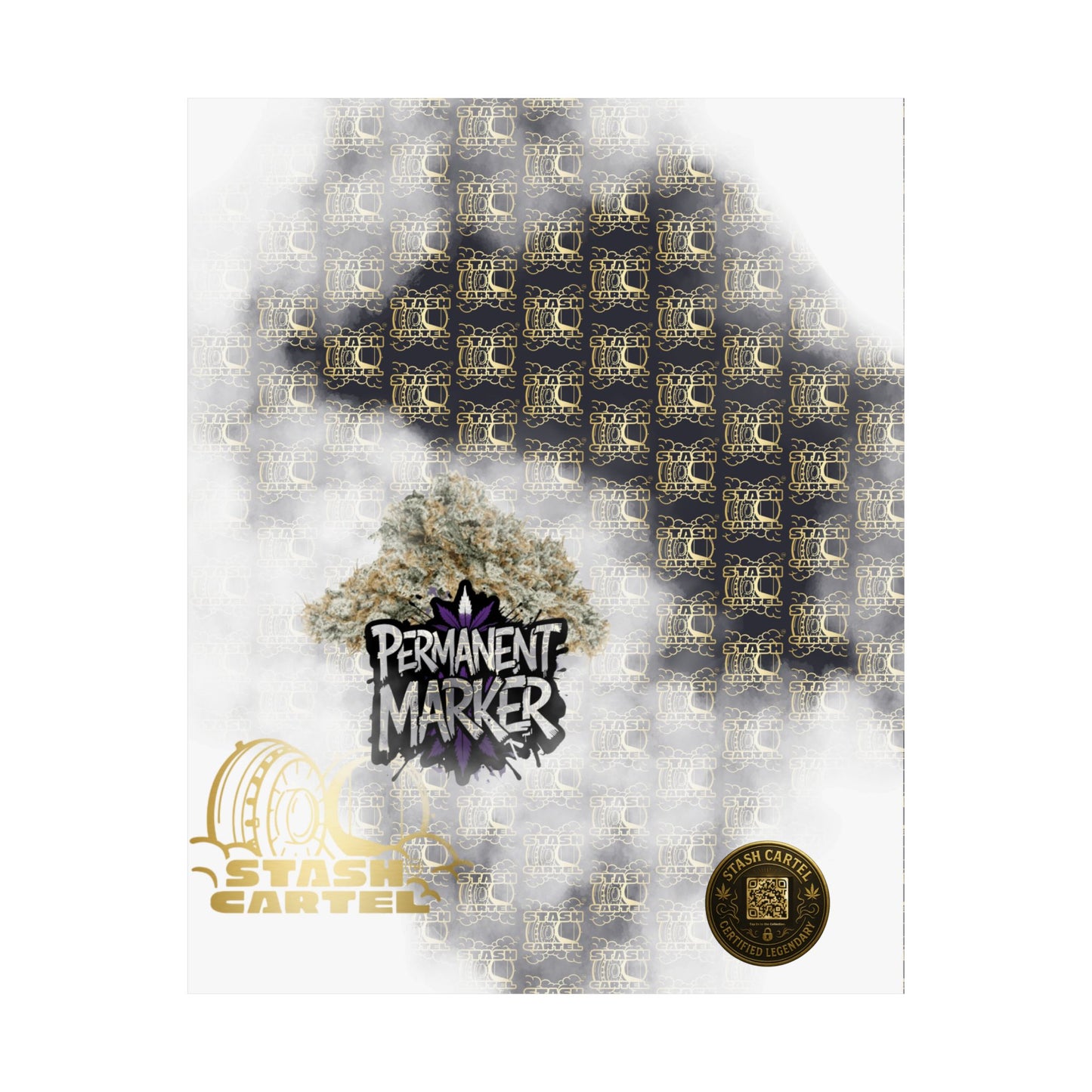 🖊️💥 Permanent Marker Poster – Loud Hybrid Wall Print with Candy Gas & Funk