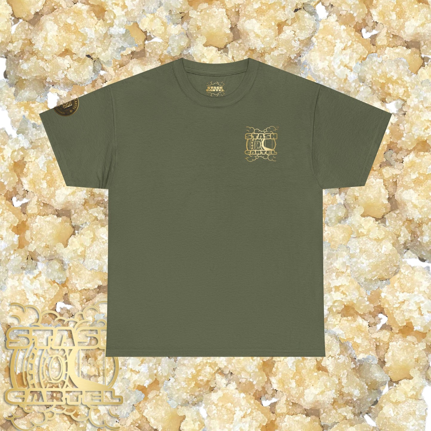 GMO Sherbet Sugar Wax Tee – Full Spectrum Drip, Loud & Creamy Unisex Heavy Cotton Tee