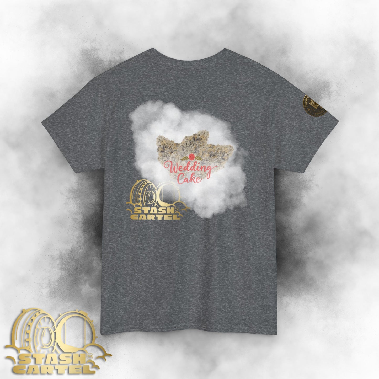 Wedding Cake Tee – Dessert Gas Drip Unisex Heavy Cotton Tee