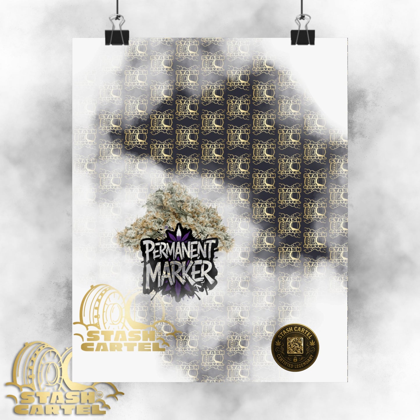 🖊️💥 Permanent Marker Poster – Loud Hybrid Wall Print with Candy Gas & Funk