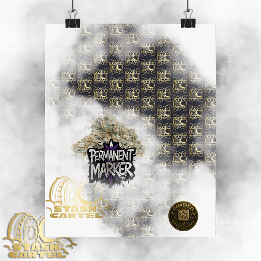 🖊️💥 Permanent Marker Poster – Loud Hybrid Wall Print with Candy Gas & Funk