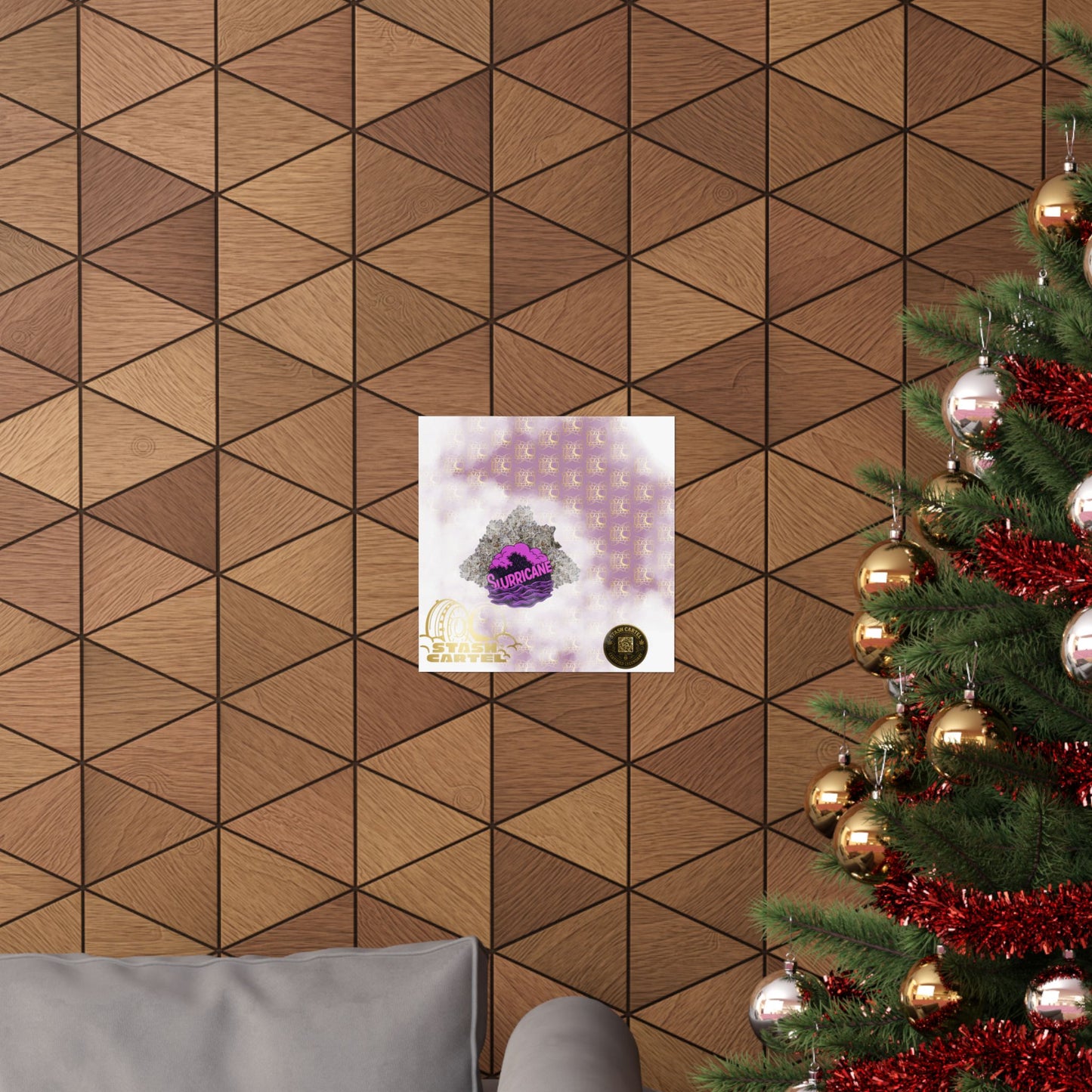 🌪️💜 Slurricane Poster – Indica Power Poster with Creamy Grape Terps