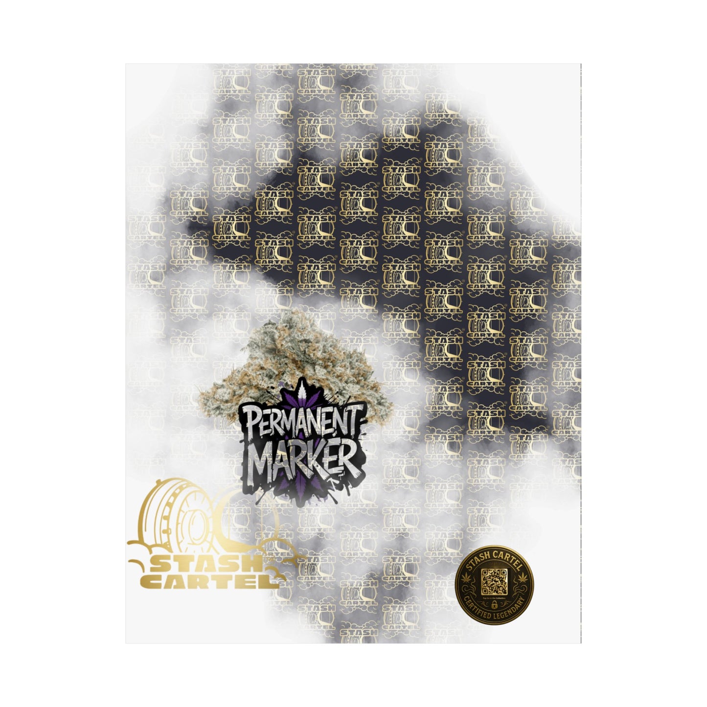 🖊️💥 Permanent Marker Poster – Loud Hybrid Wall Print with Candy Gas & Funk