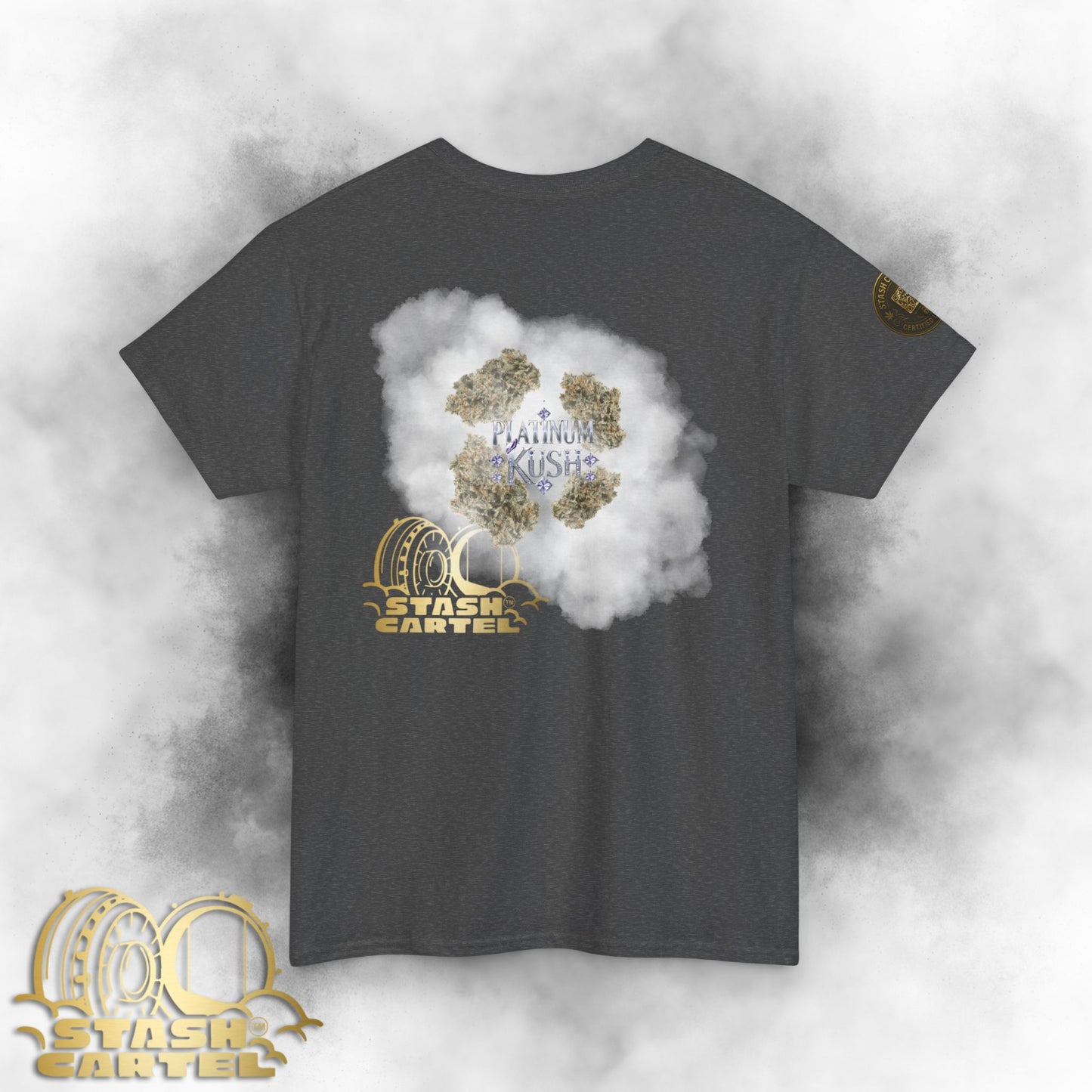 Platinum Kush Tee – Frosty Nightcap Gas Unisex Heavy Cotton Tee