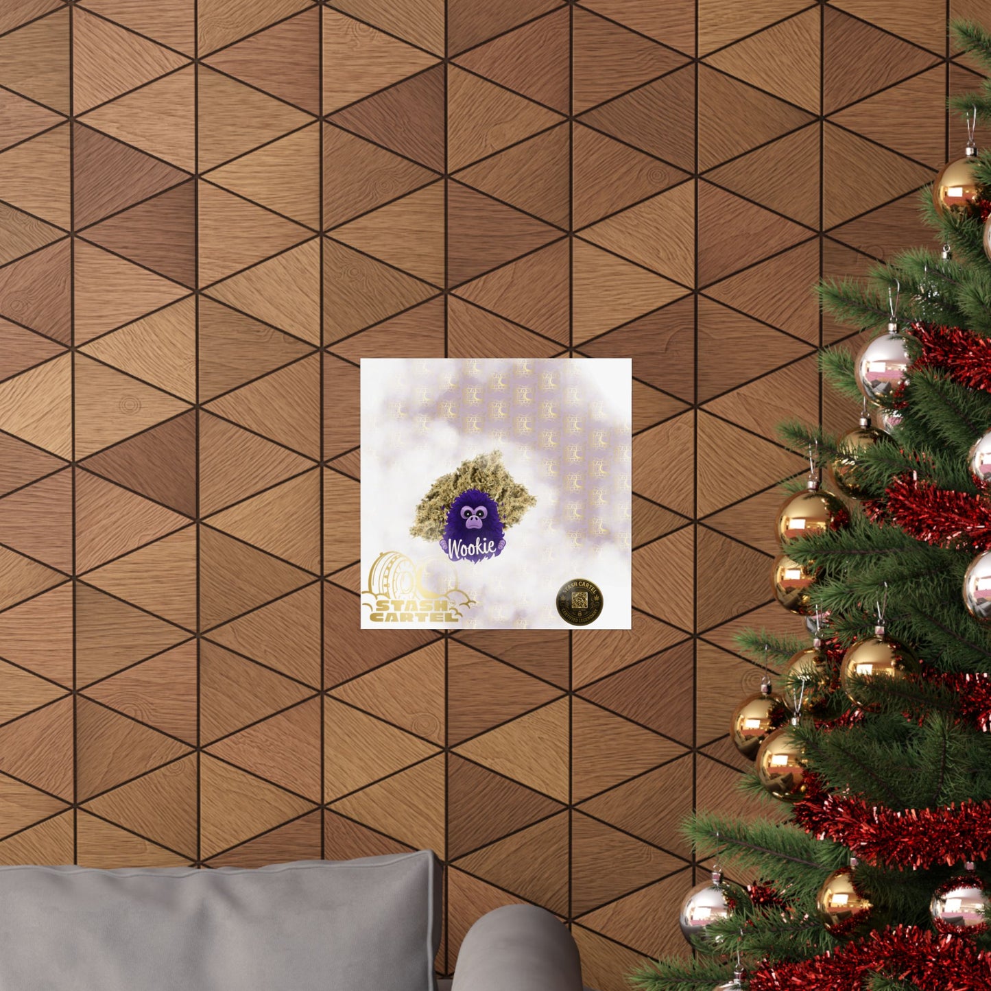 🧝‍♂️🌌 Wookie Poster – Psychedelic Funk Wall Art with Deep Indica Terps