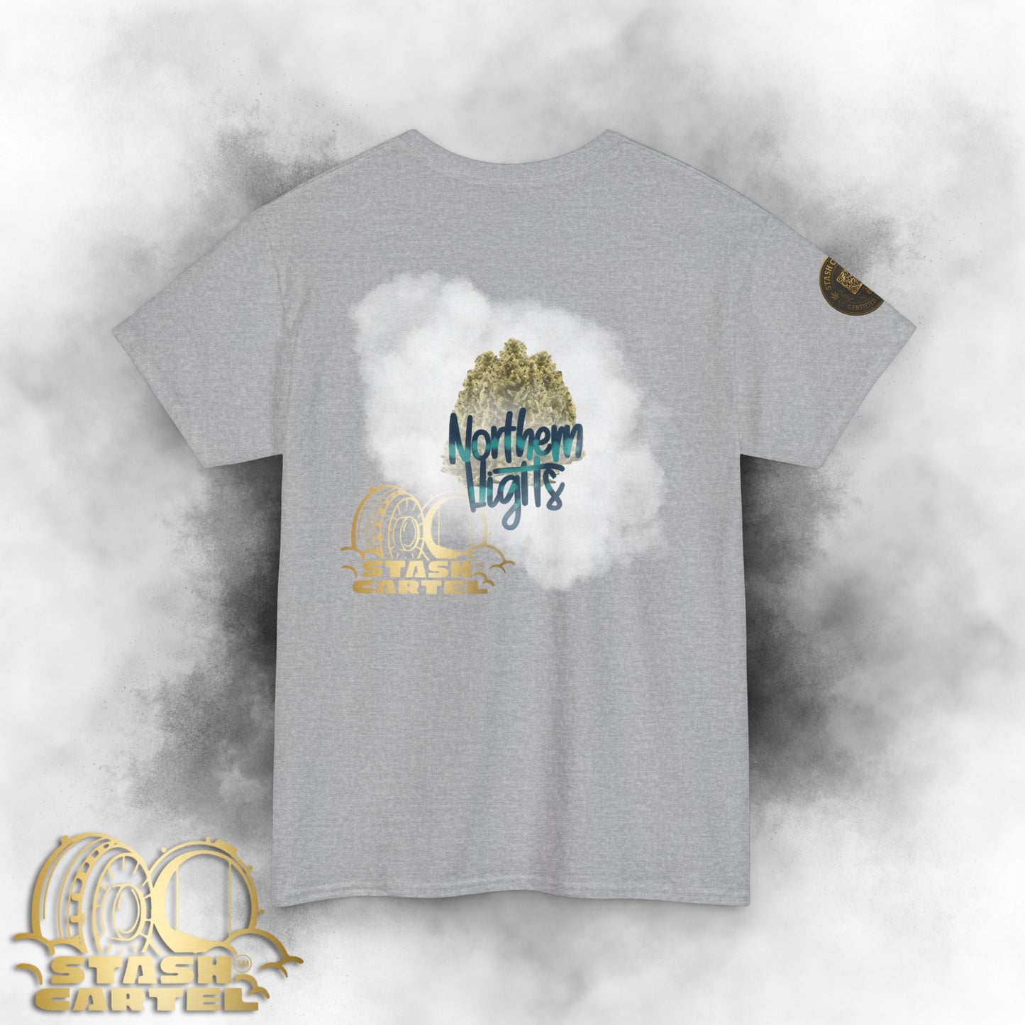 Northern Lights Tee – Indica Night Sky Classic Unisex Heavy Cotton Tee