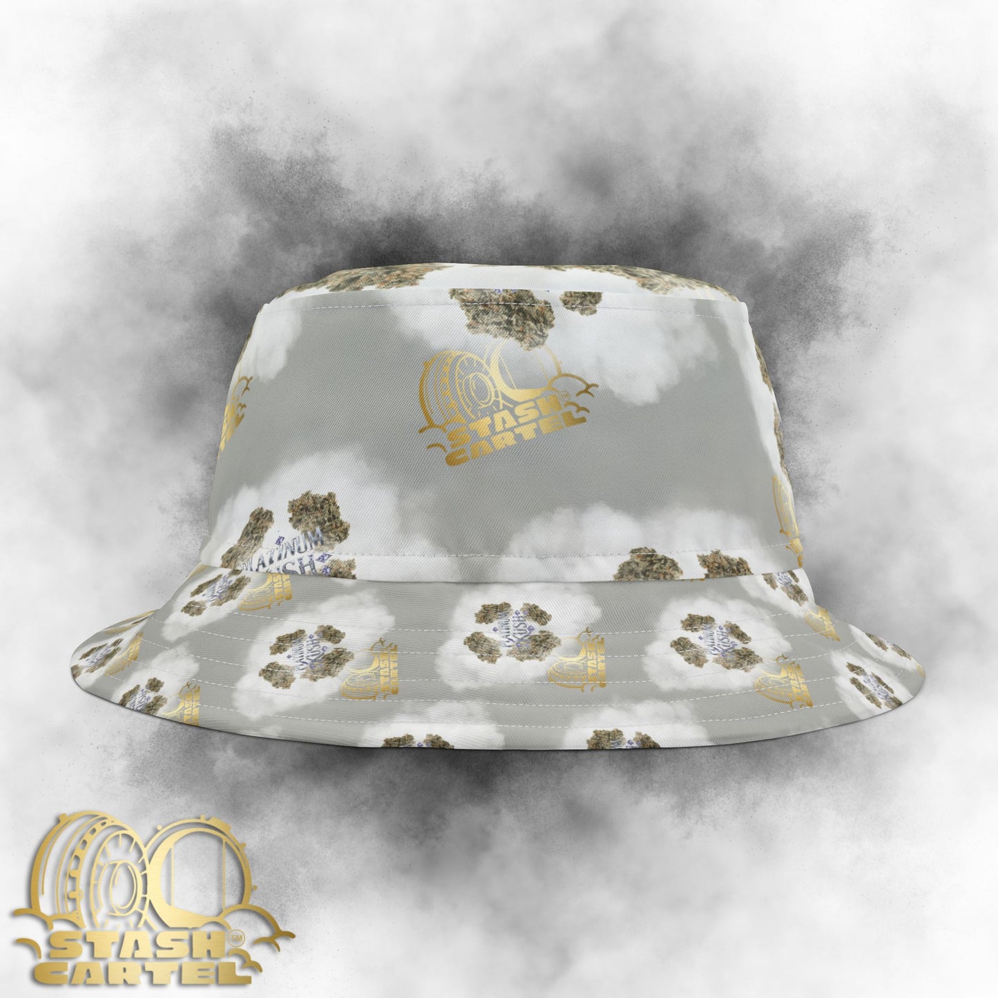 Platinum Kush Bucket Hat – Luxe Style for Laid-Back Royalty