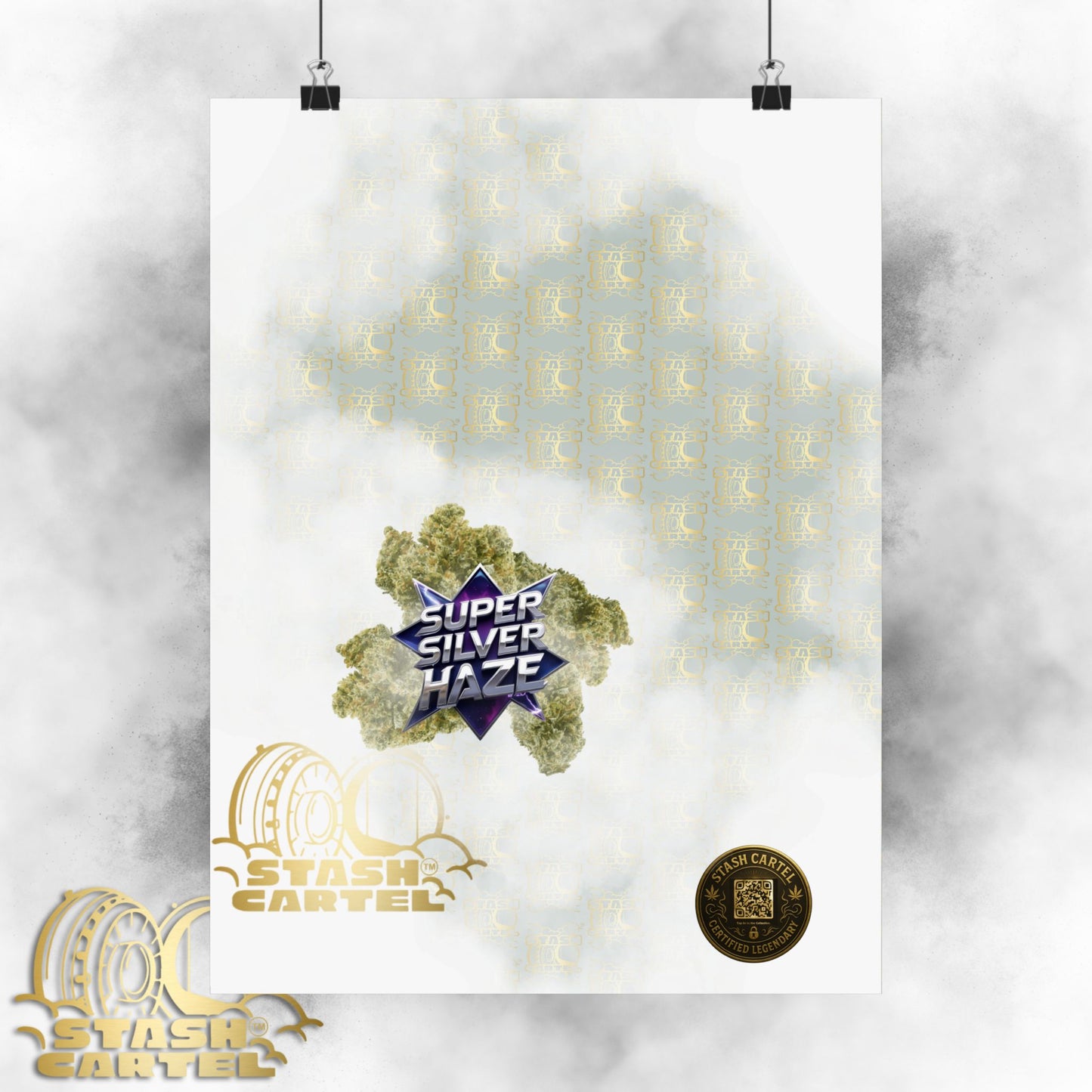 ⚡🍋 "Super Silver Haze" Sativa Poster – Legacy Citrus Spark