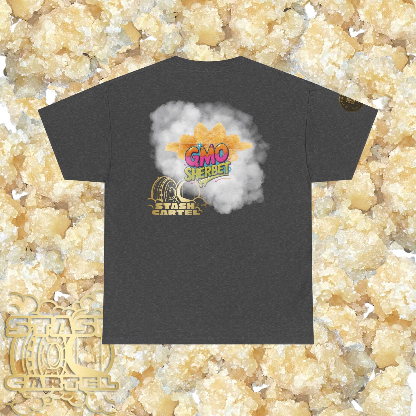 GMO Sherbet Sugar Wax Tee – Full Spectrum Drip, Loud & Creamy Unisex Heavy Cotton Tee