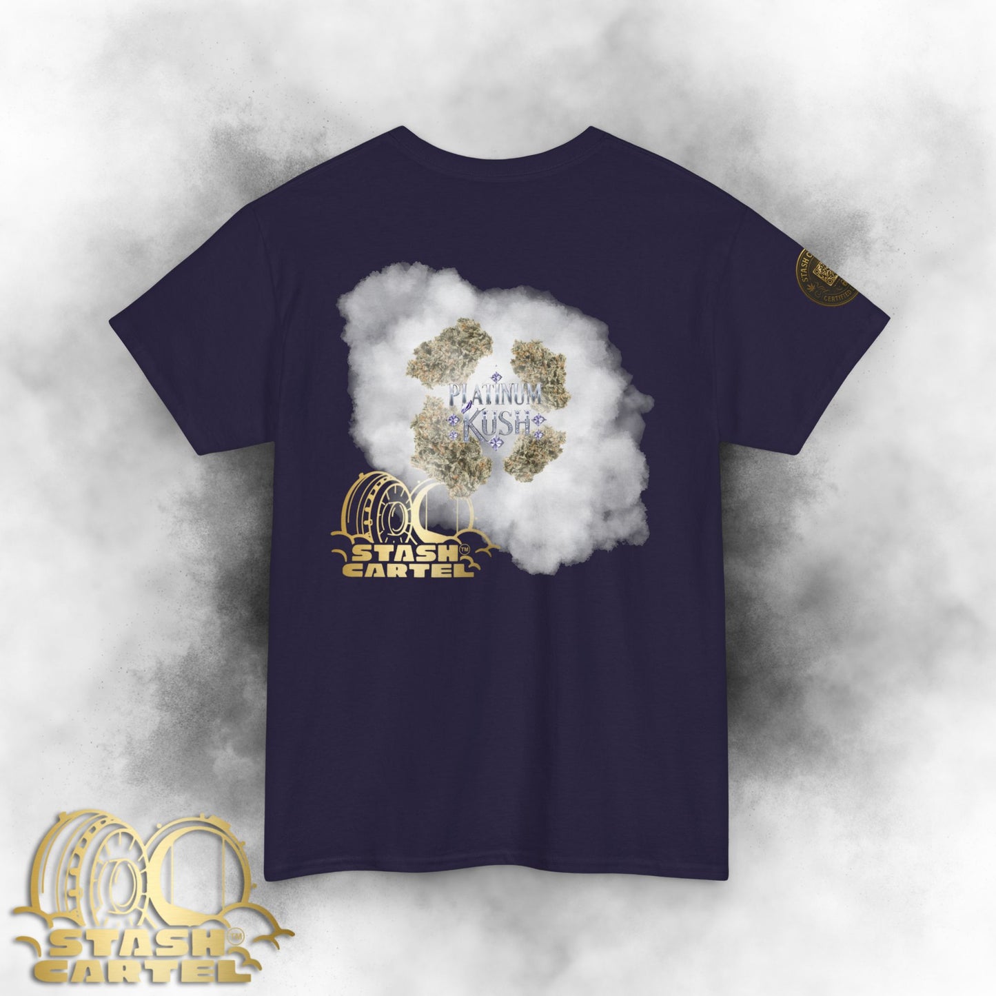 Platinum Kush Tee – Frosty Nightcap Gas Unisex Heavy Cotton Tee