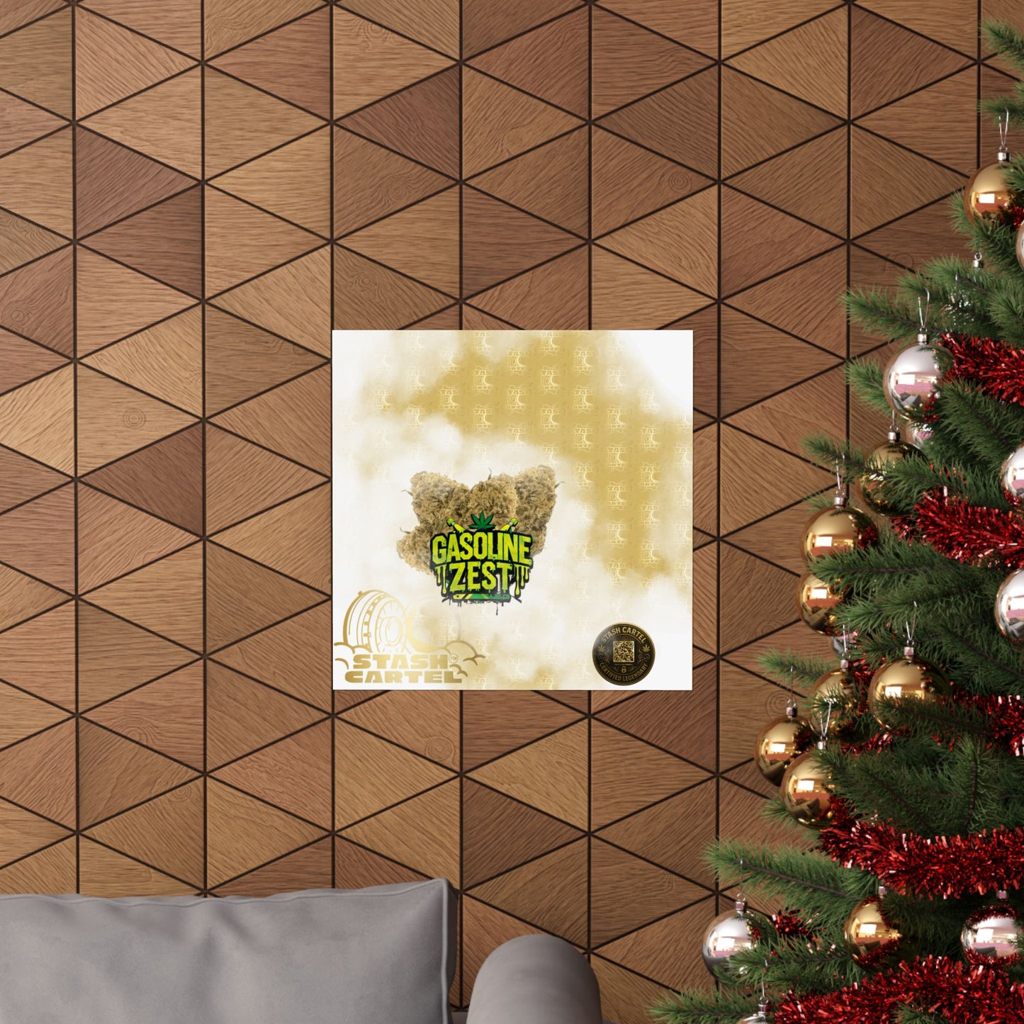 ⛽🍋 Gasoline Zest Poster – Zesty Diesel Hybrid Wall Art with Bold Flavor