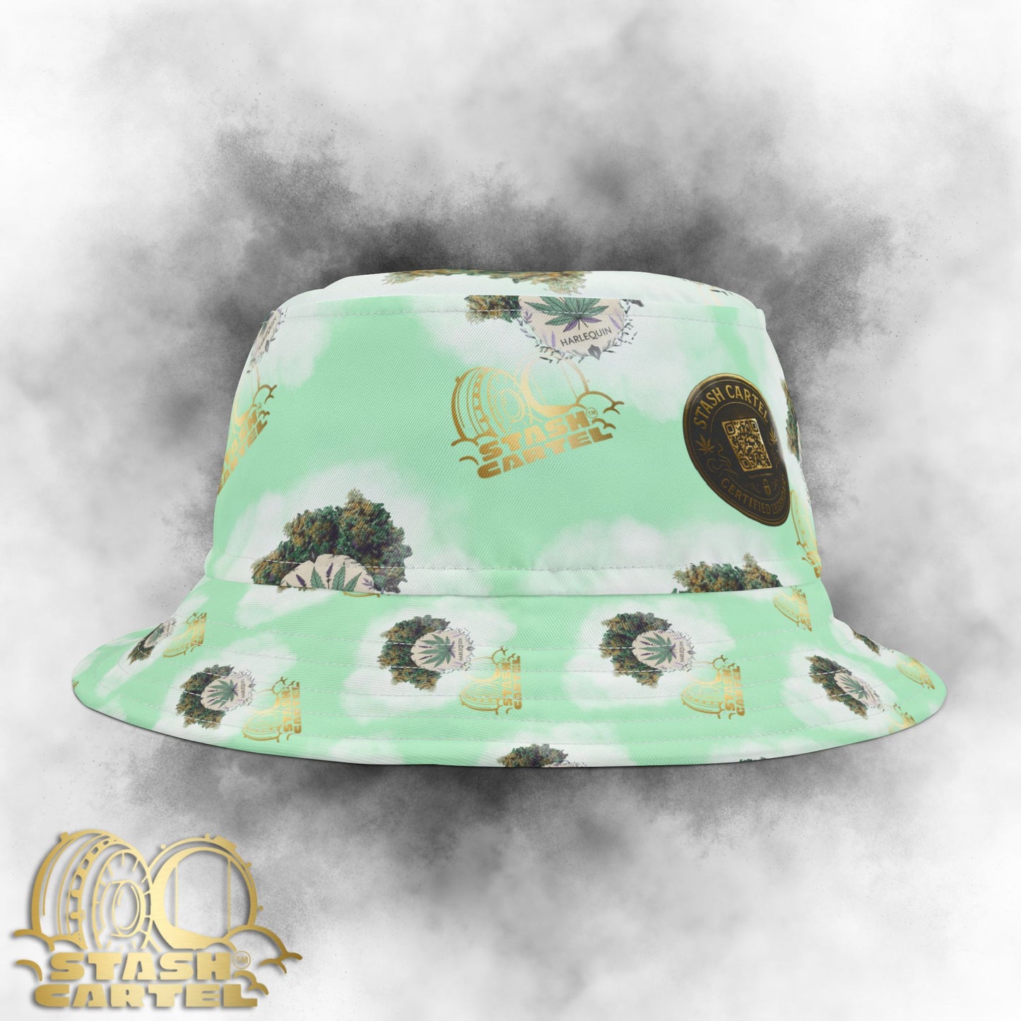 Harlequin Bucket Hat – Balanced Energy with Chill Intentions