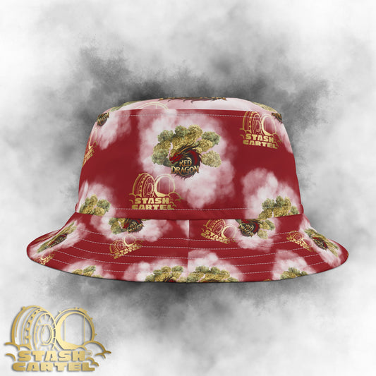 Red Dragon Bucket Hat – Exotic Fire with Mythic Energy