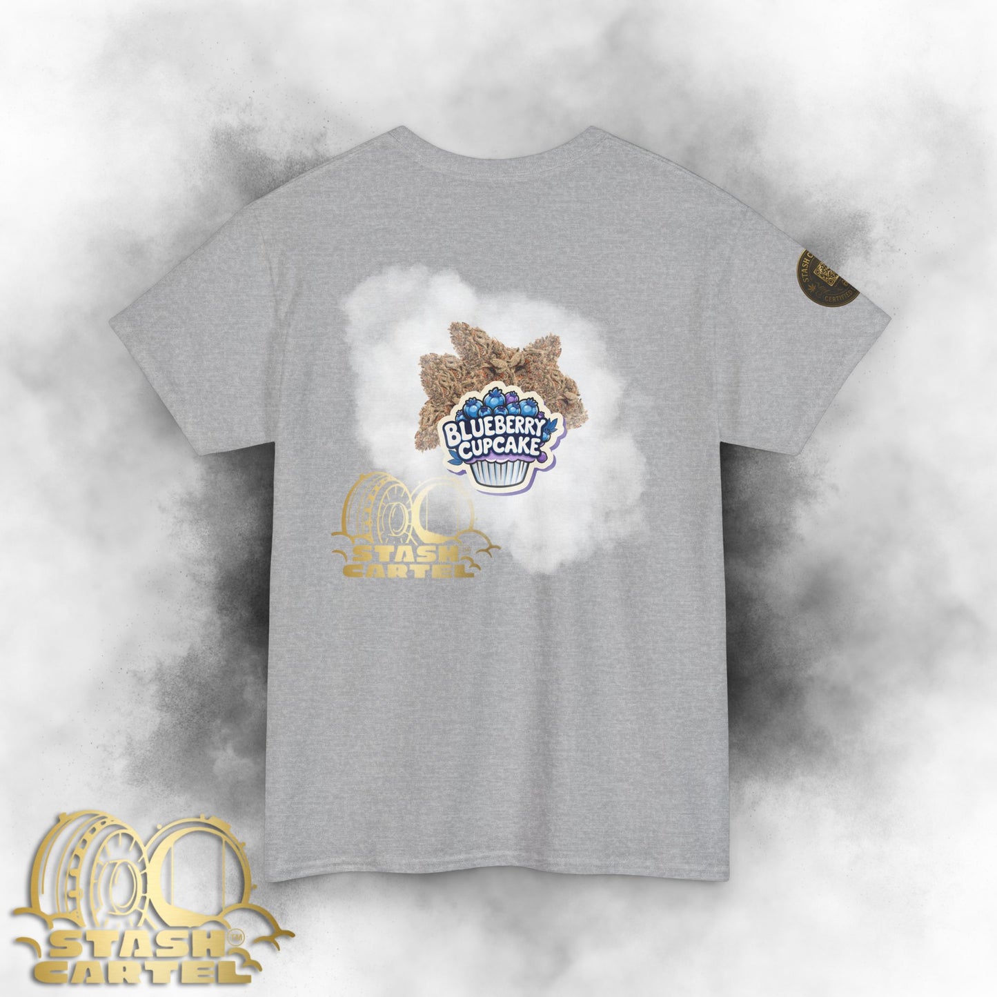 Blueberry Cupcake Tee – Baked Berry Bliss Unisex Heavy Cotton Tee