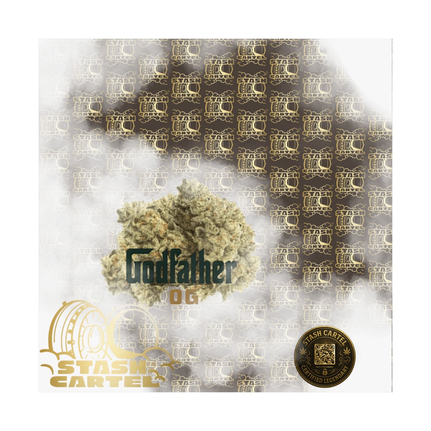 🕴️💨 "Godfather OG" Indica Poster – The Don of Heavy OGs