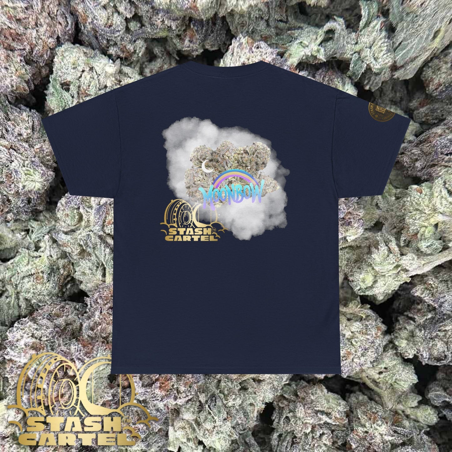 Moonbow Tee – Rainbow Resin Loudwear Unisex Cotton Tee