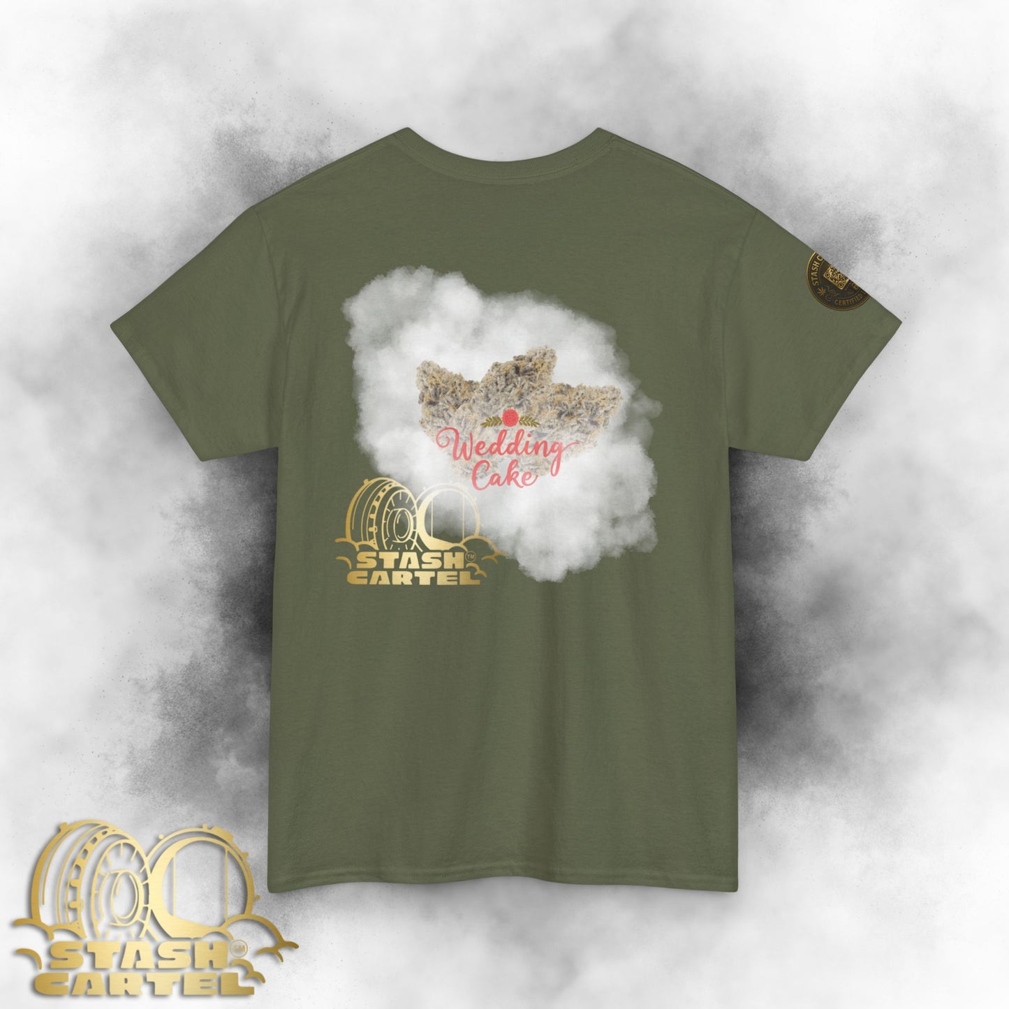 Wedding Cake Tee – Dessert Gas Drip Unisex Heavy Cotton Tee