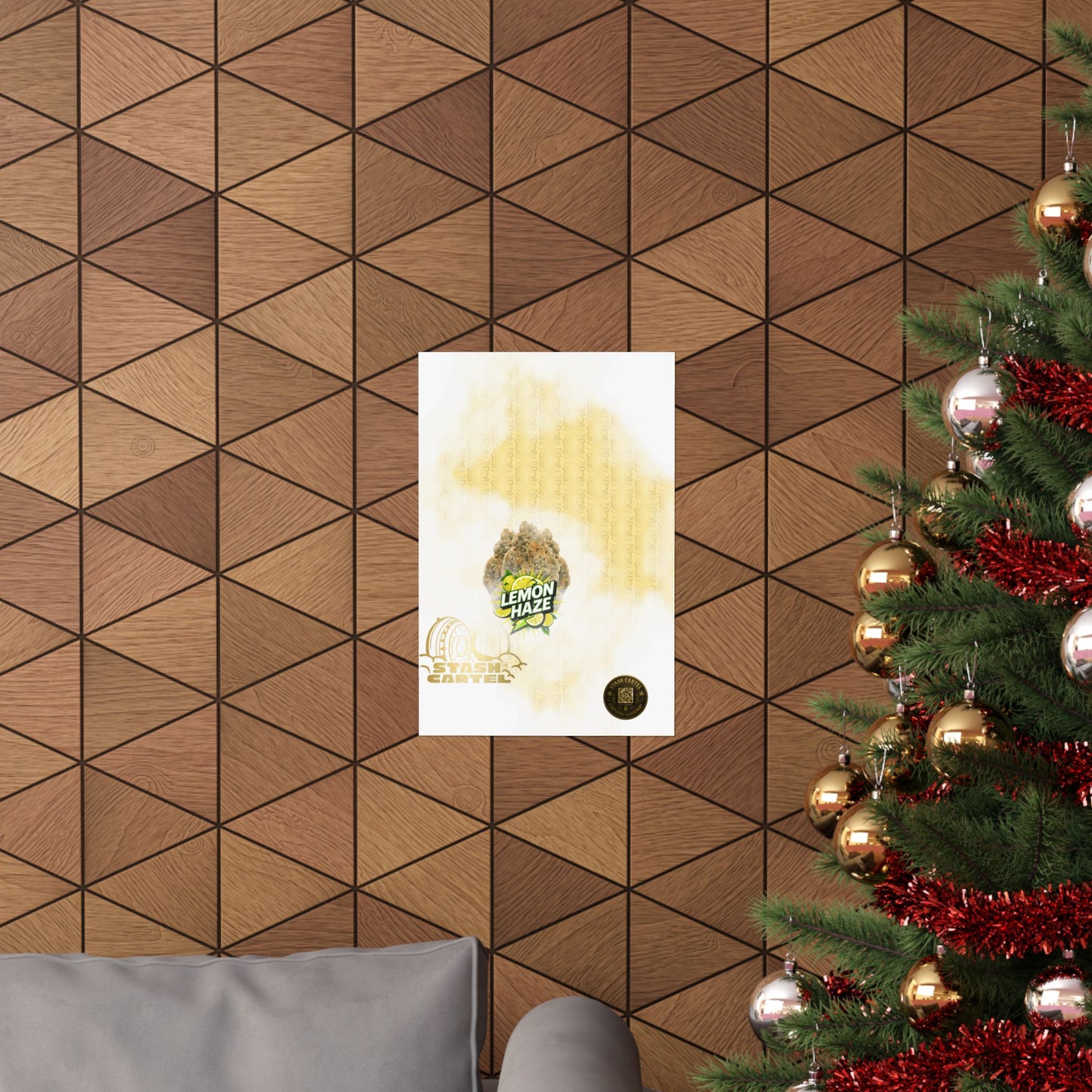 ☀️🍋 Lemon Haze Poster – Bright Citrus Sativa Poster for Focus & Clarity