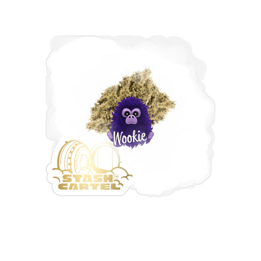 Wookie Transparent Outdoor Sticker – Weed Lifestyle Design