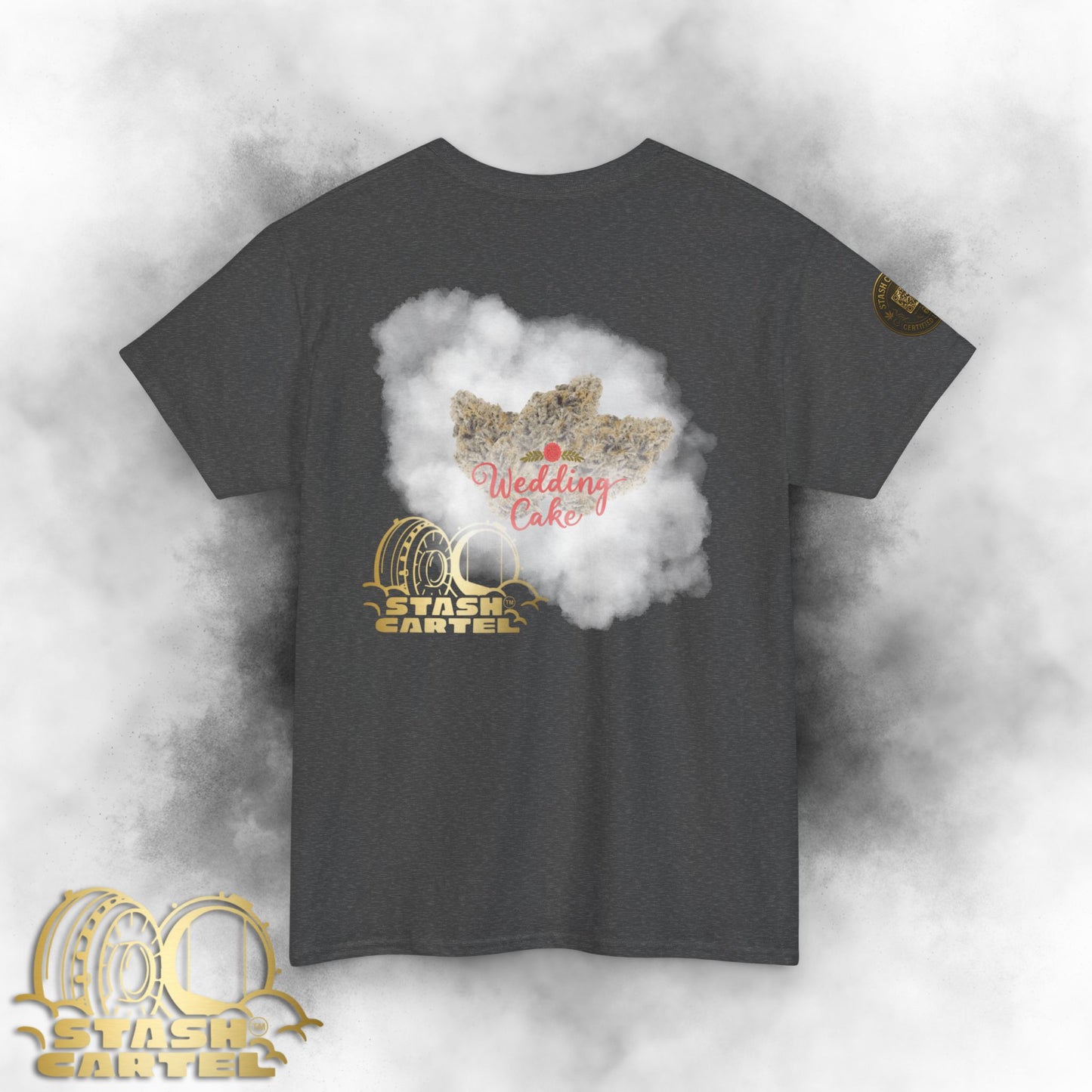 Wedding Cake Tee – Dessert Gas Drip Unisex Heavy Cotton Tee