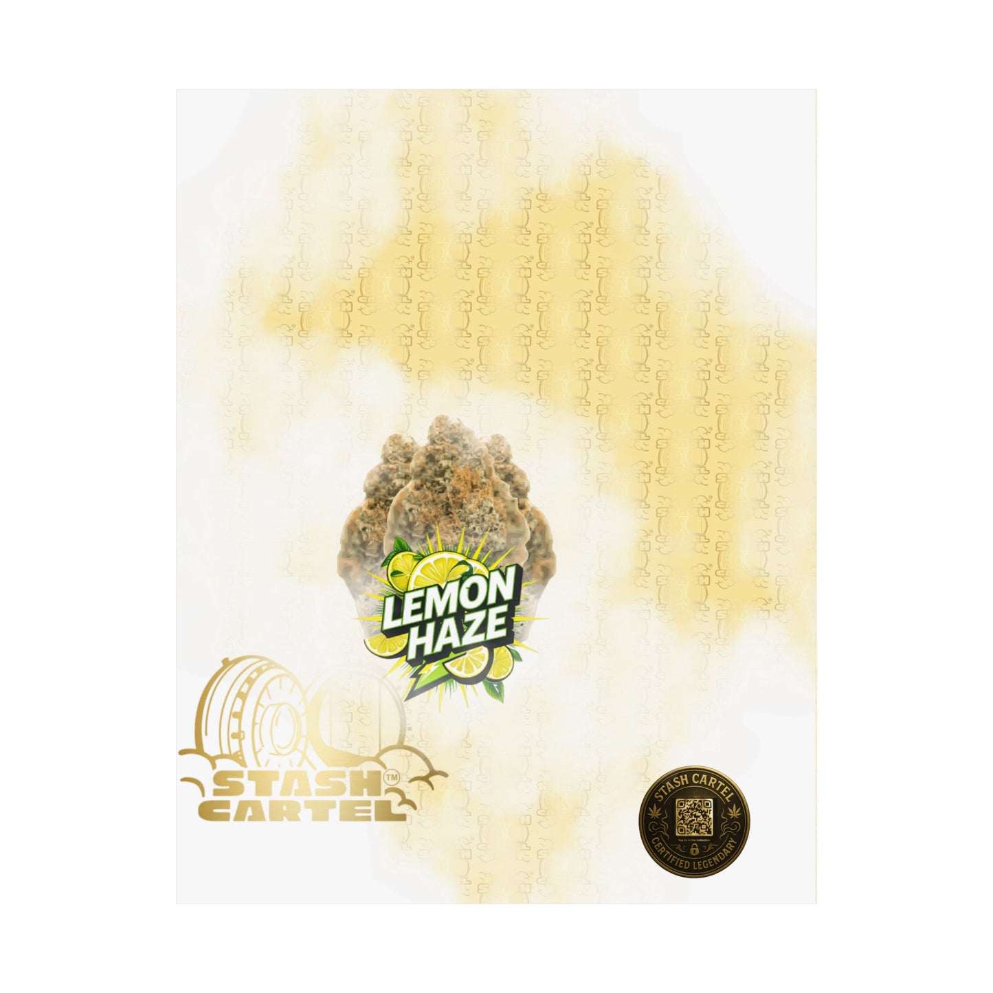 ☀️🍋 Lemon Haze Poster – Bright Citrus Sativa Poster for Focus & Clarity