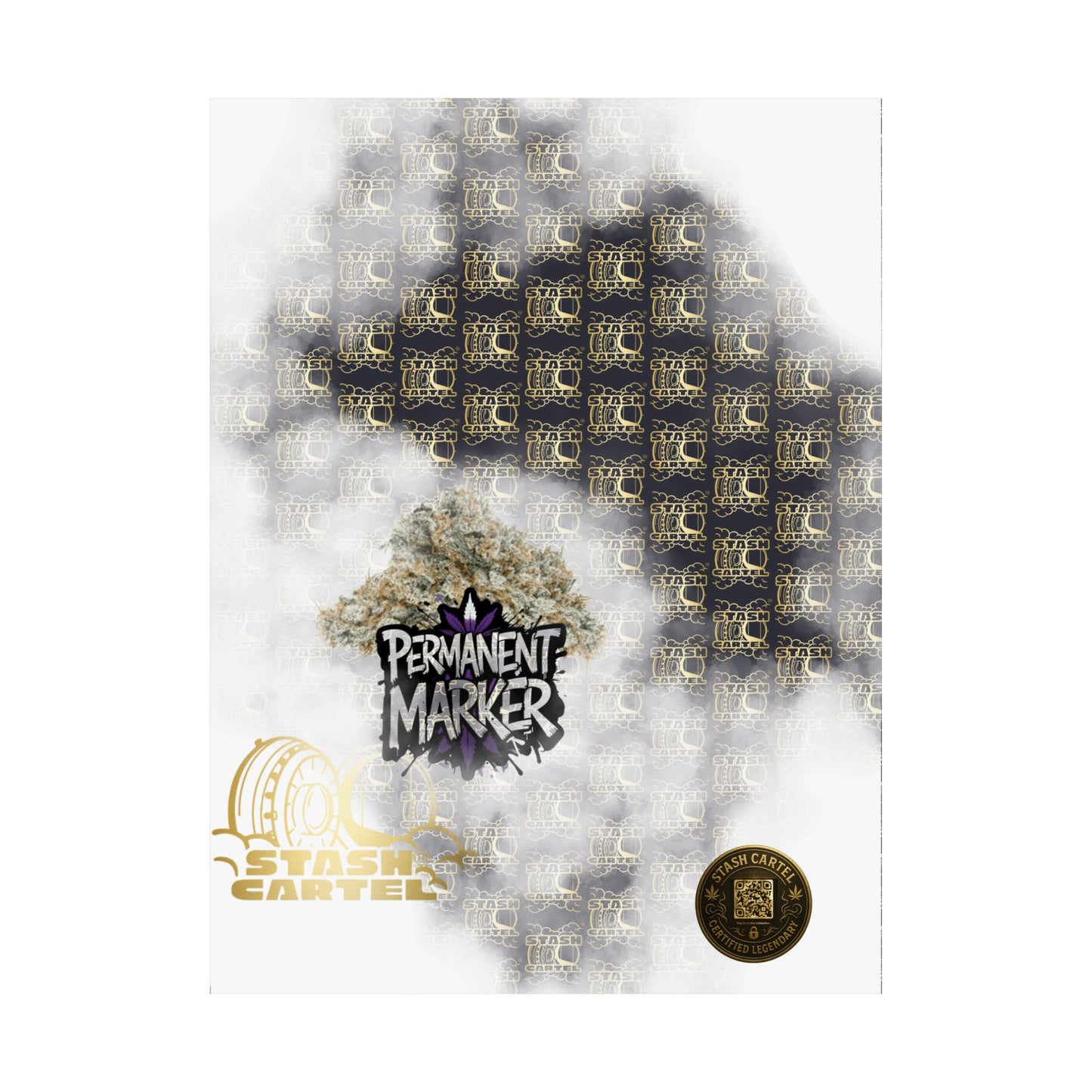 🖊️💥 Permanent Marker Poster – Loud Hybrid Wall Print with Candy Gas & Funk