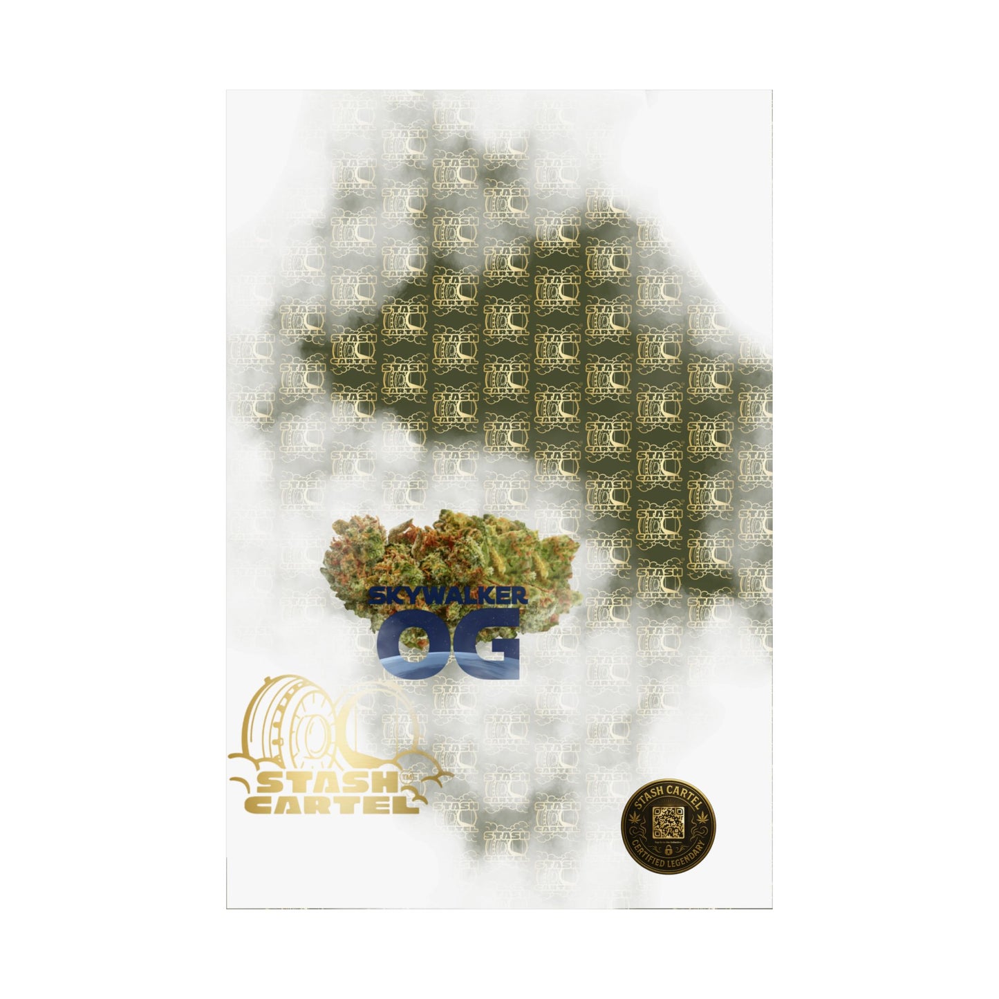 🌌 "Skywalker OG" Galactic Indica-Hybrid Poster