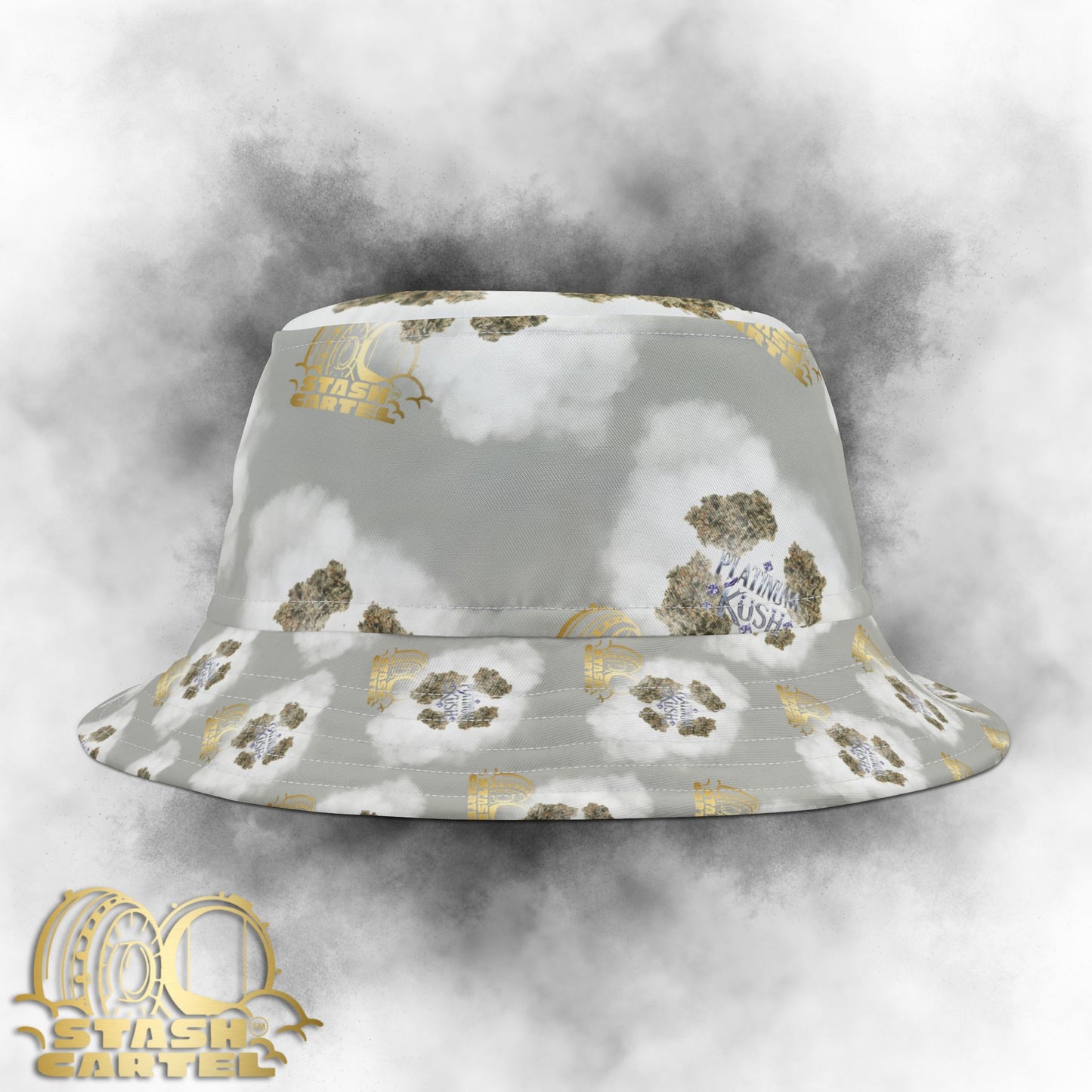 Platinum Kush Bucket Hat – Luxe Style for Laid-Back Royalty