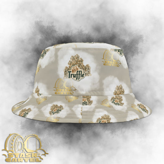 White Truffle Bucket Hat – Subtle Luxury with Earthy Cool