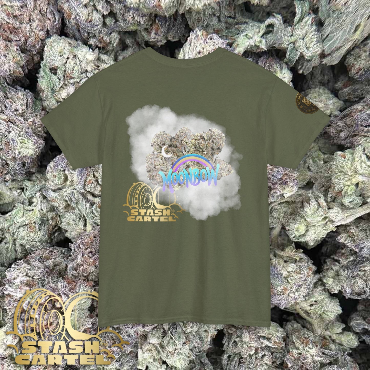 Moonbow Tee – Rainbow Resin Loudwear Unisex Cotton Tee