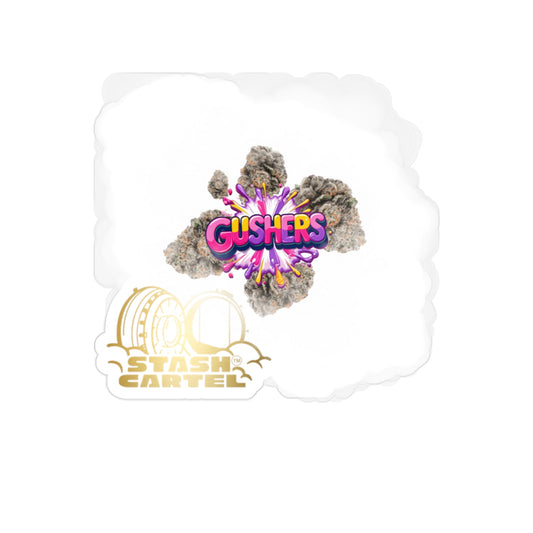 Gushers Transparent Outdoor Sticker – Stoner Art Design