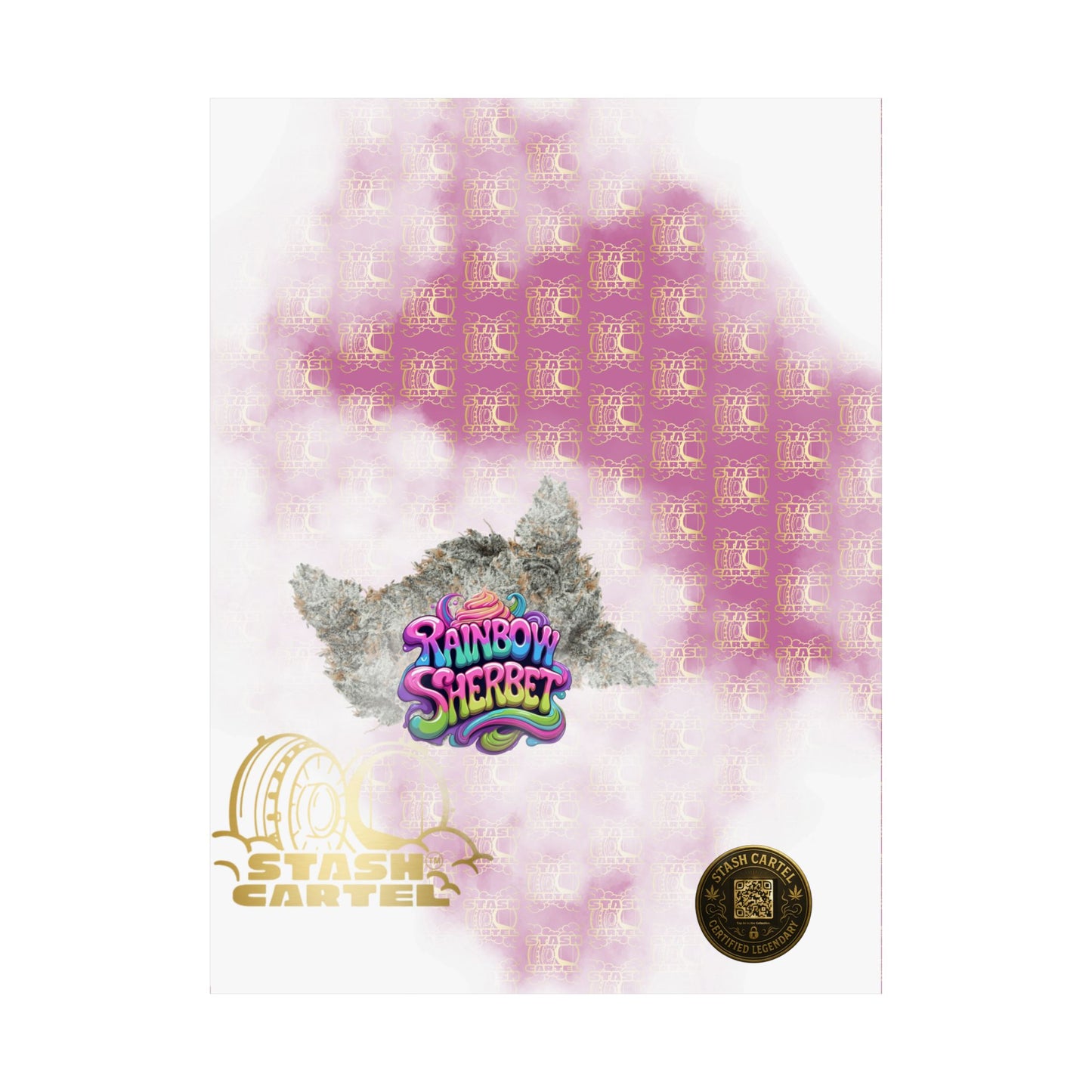 🍧 "Rainbow Sherbet" Fruit-Funk Balanced Hybrid Poster