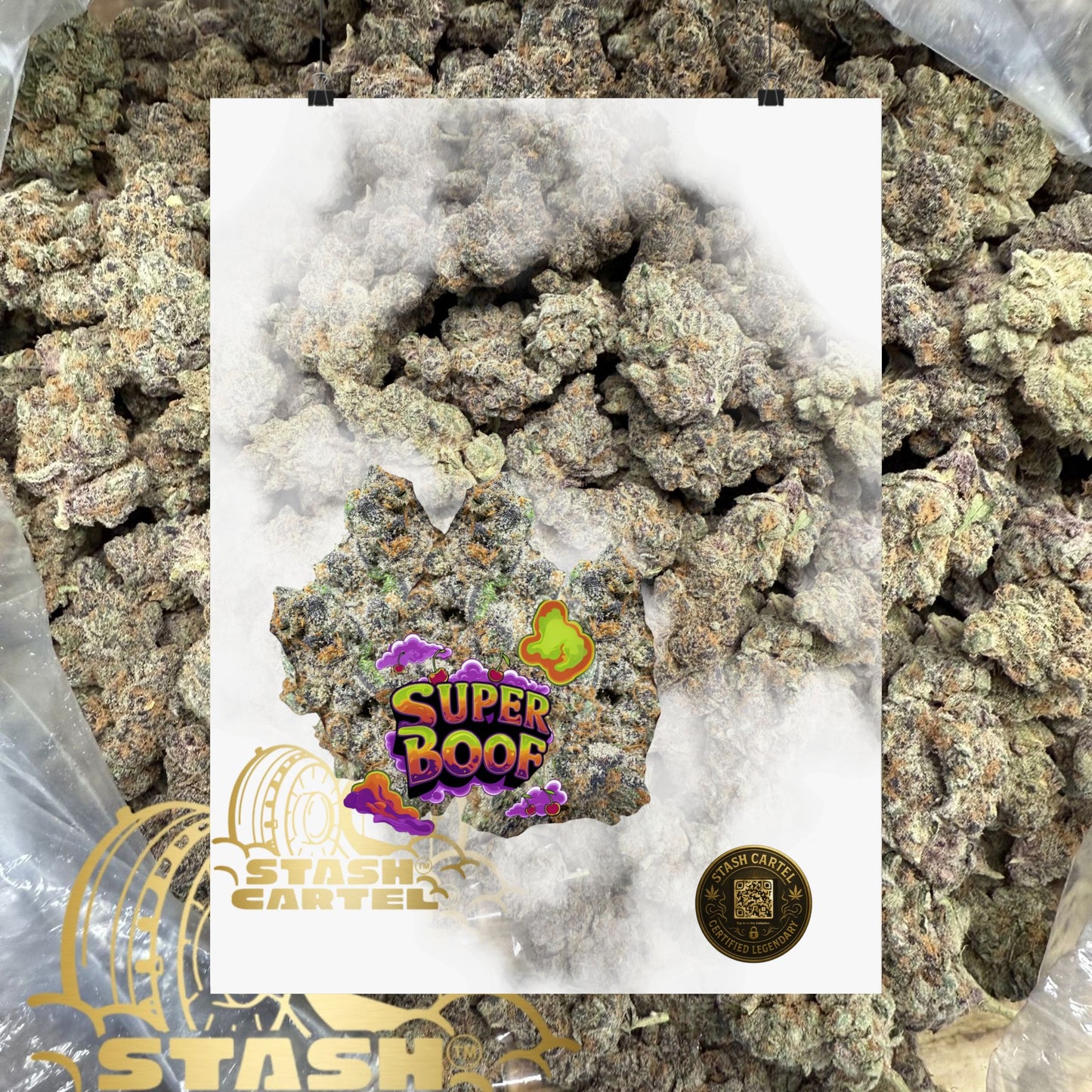 📦🔥 Super Boof Poster – Loud Hybrid Poster with Zesty Gas & Heavy Terps