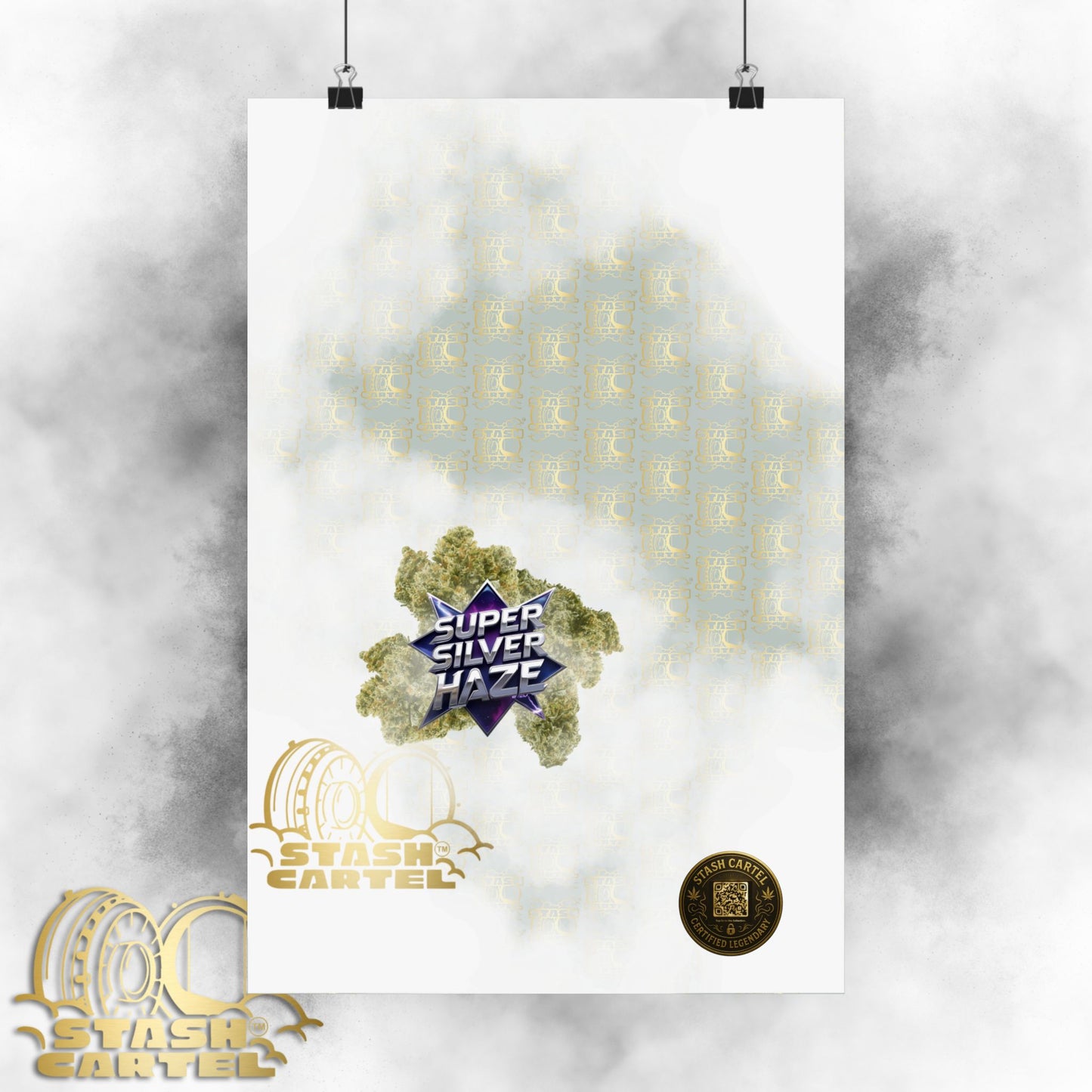 ⚡🍋 "Super Silver Haze" Sativa Poster – Legacy Citrus Spark