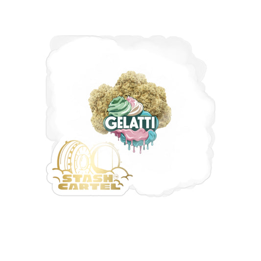 Gelatti Transparent Outdoor Sticker – Stoner Art Collectible